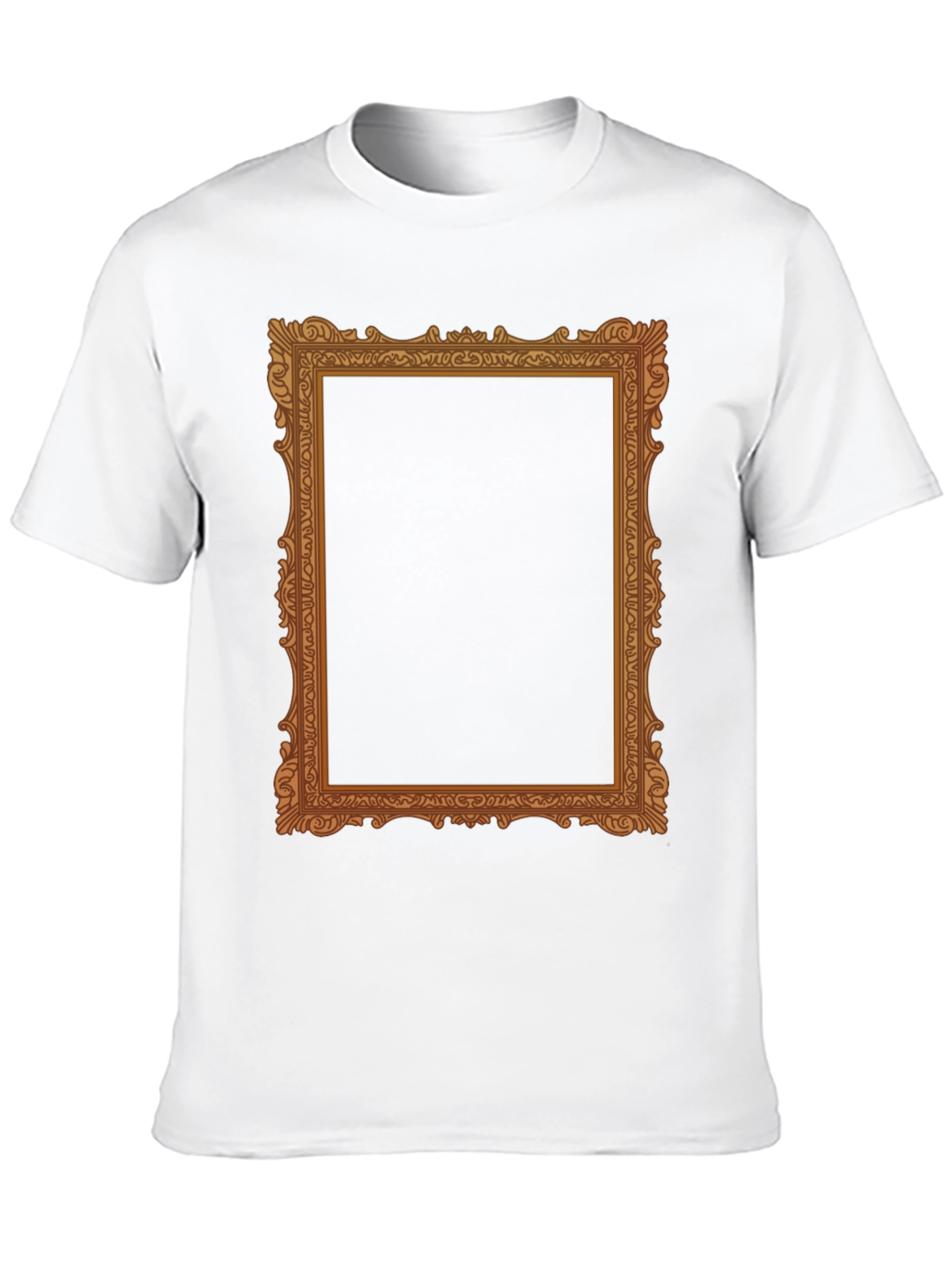 Ornate Frame Graphic Tee - Classic Black T-Shirt