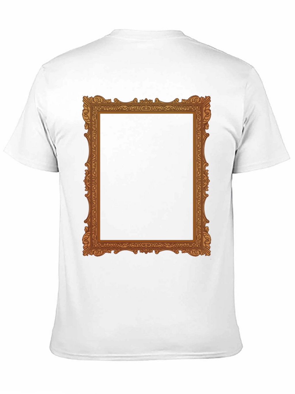 Ornate Frame Graphic Tee - Classic Black T-Shirt
