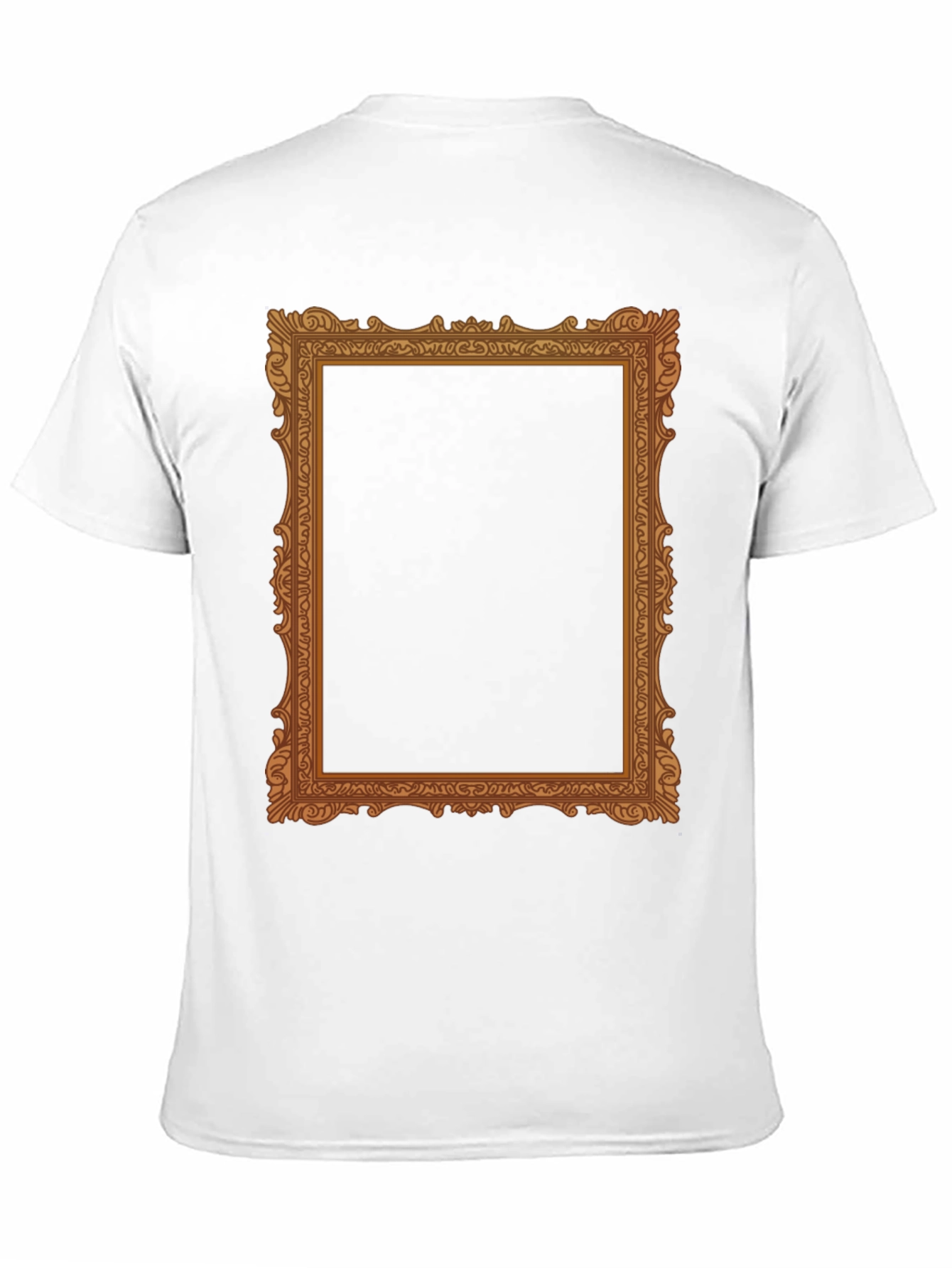Ornate Frame Graphic Tee - Classic Black T-Shirt