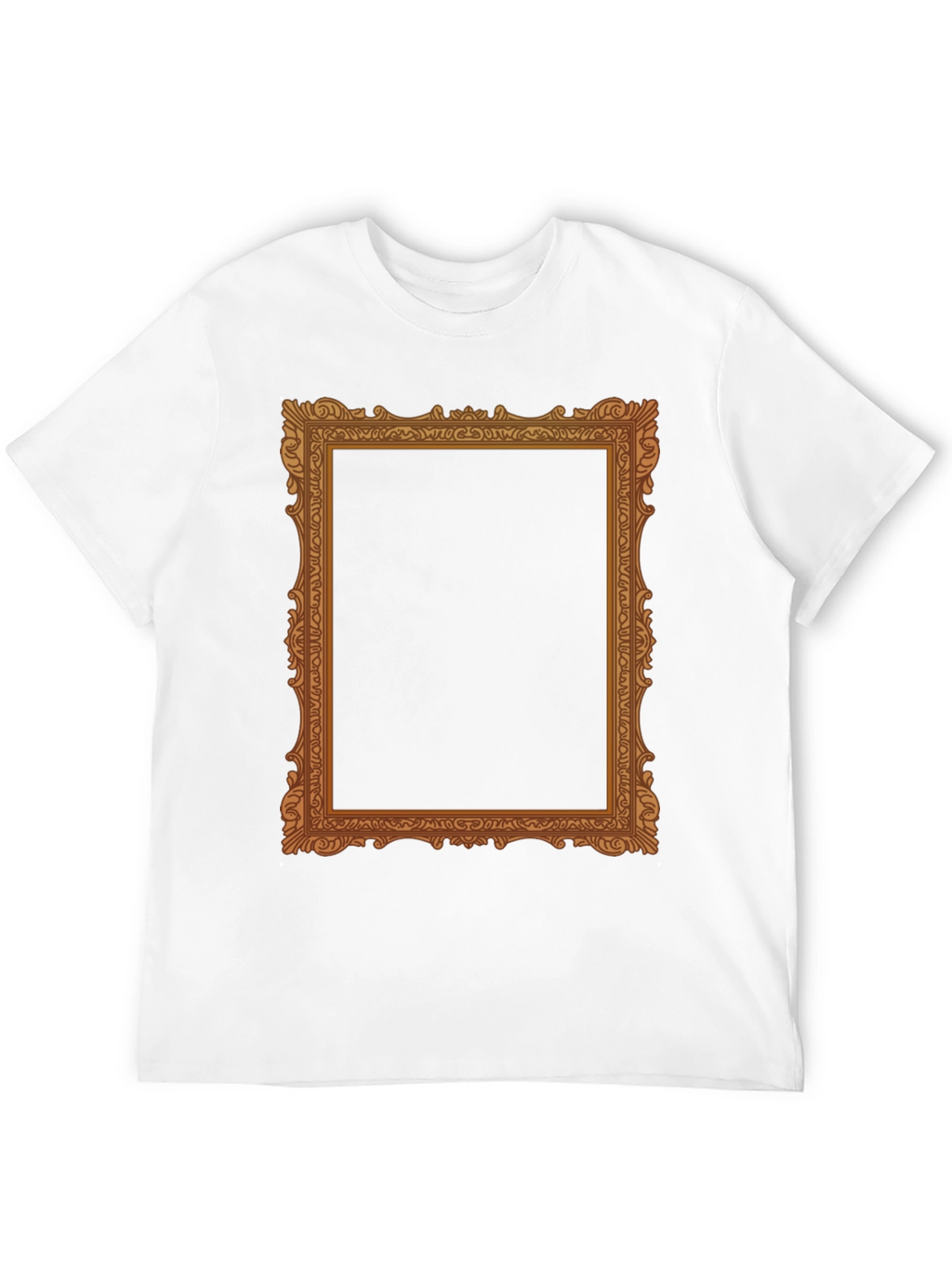 Ornate Frame Graphic Tee - Classic Black T-Shirt