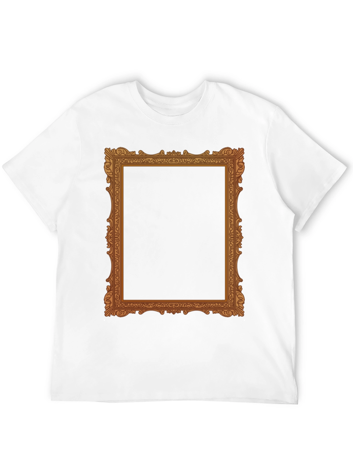 Ornate Frame Graphic Tee - Classic Black T-Shirt