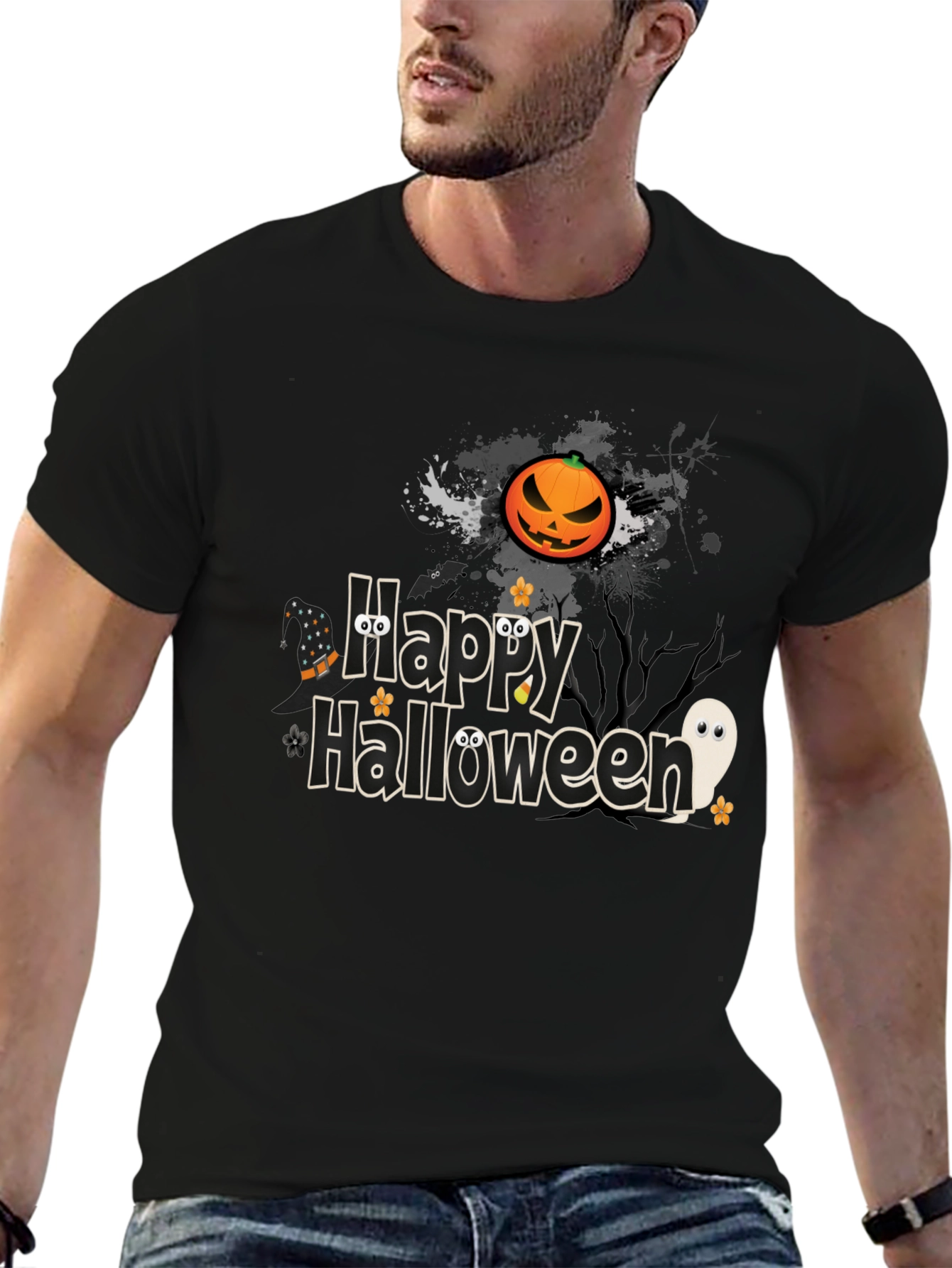 Happy Halloween T-Shirt: Spooky Season Apparel
