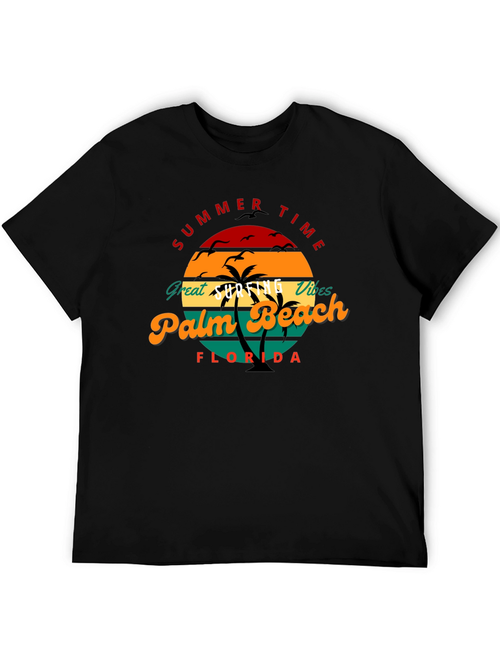 Summer Time Palm Beach Florida Tee