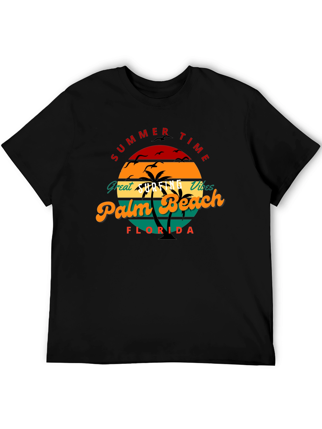 Summer Time Palm Beach Florida Tee