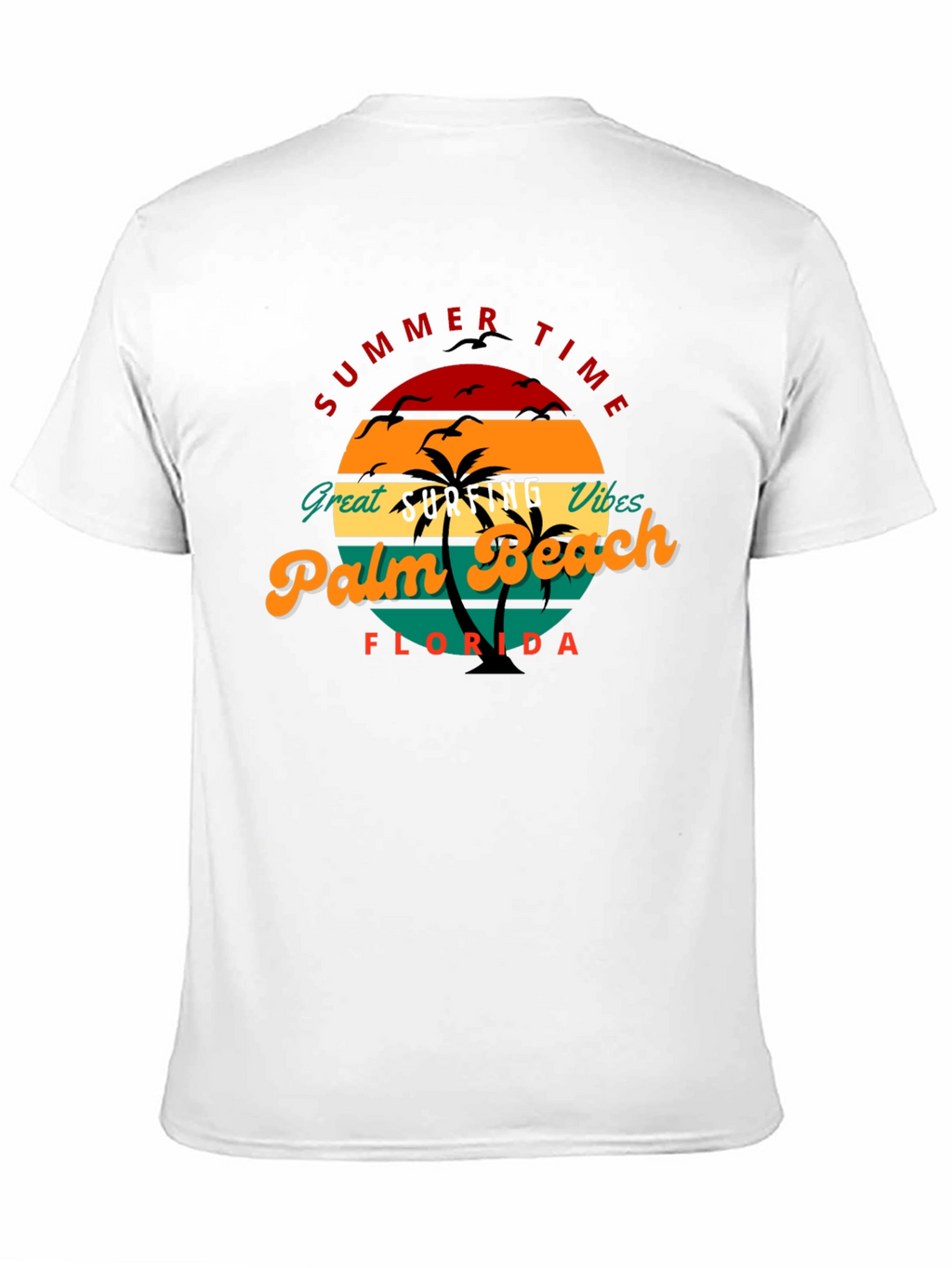 Summer Time Palm Beach Florida Tee