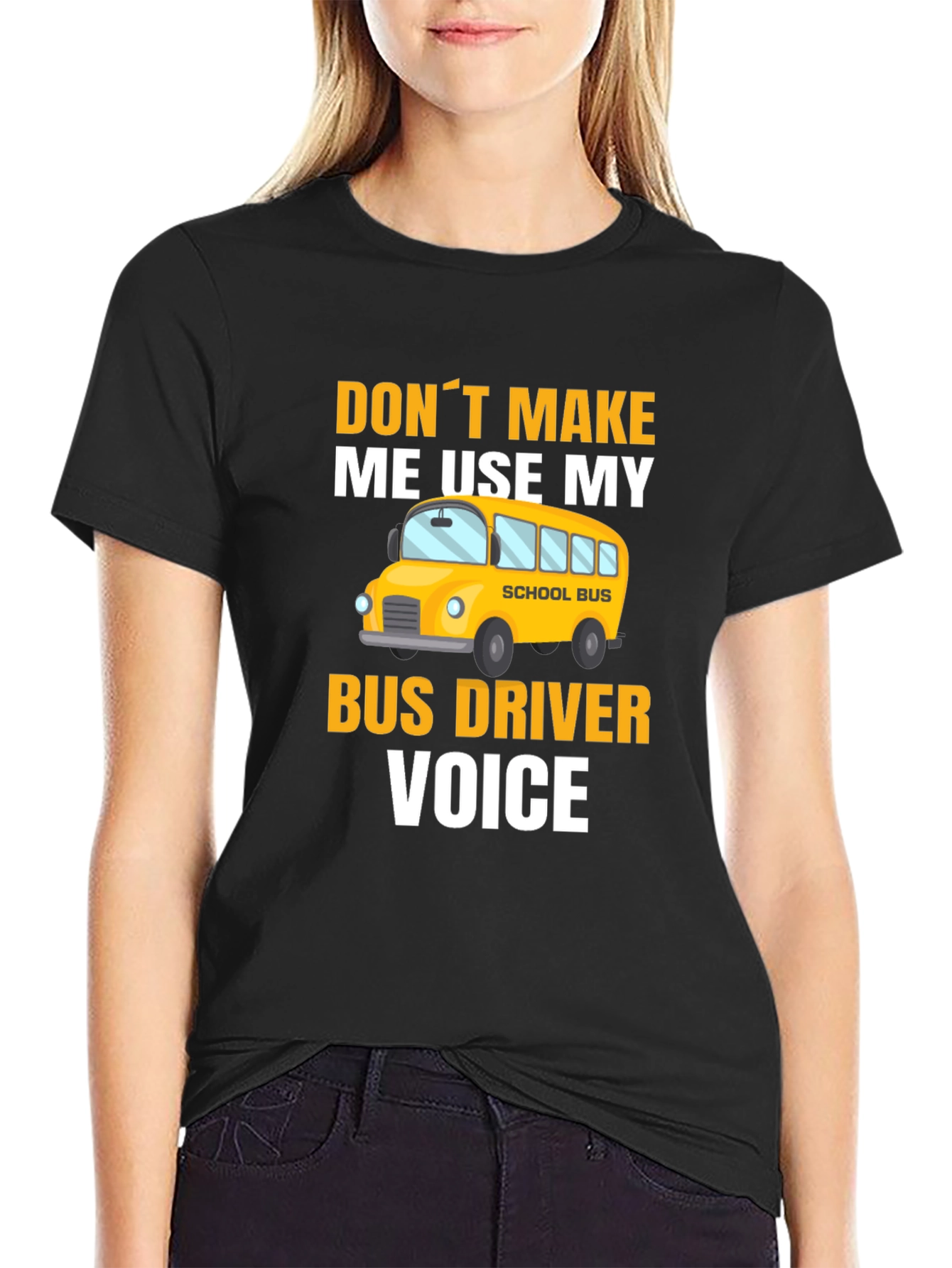Bus Driver Voice T-Shirt - Funny School Bus Apparel