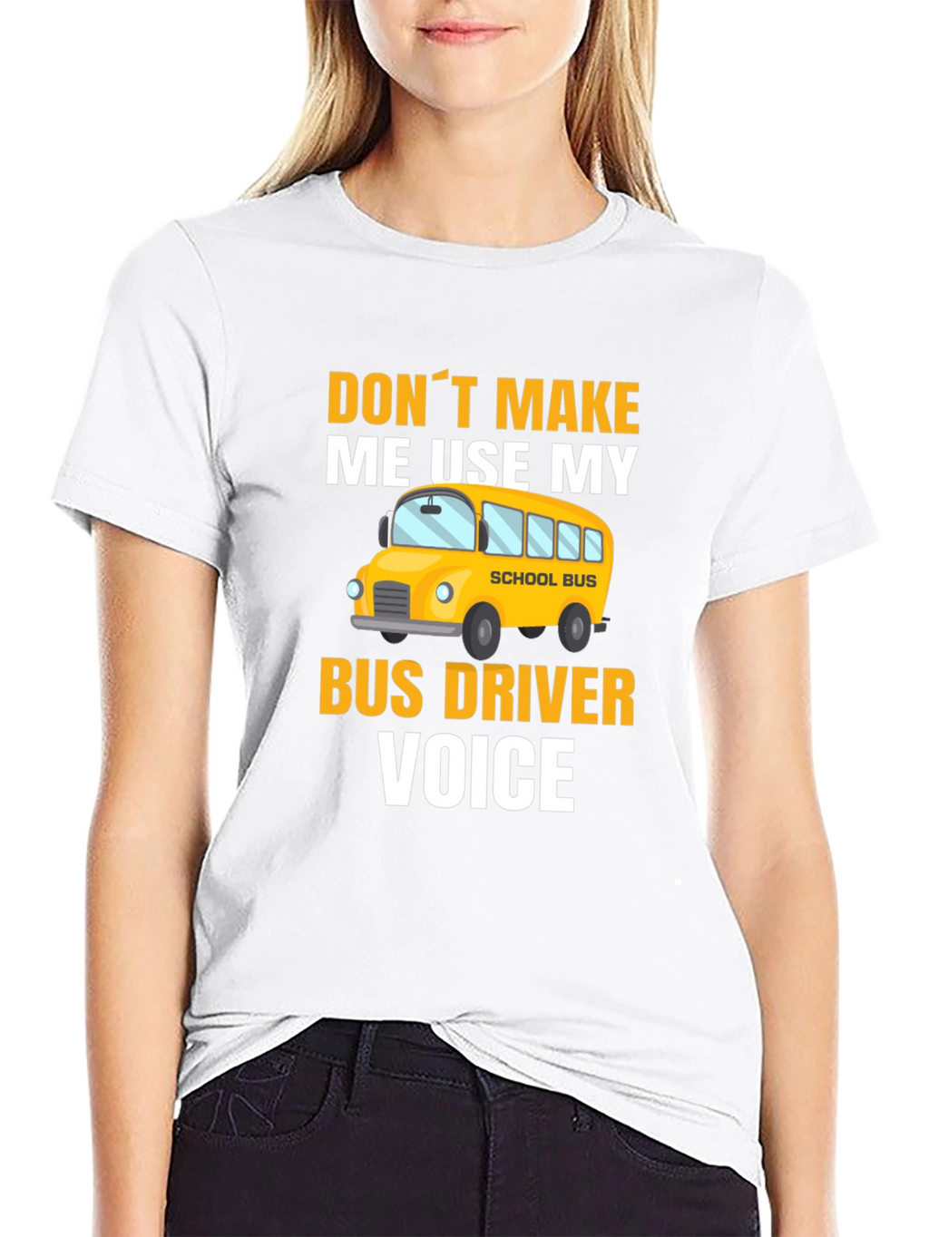 Bus Driver Voice T-Shirt - Funny School Bus Apparel