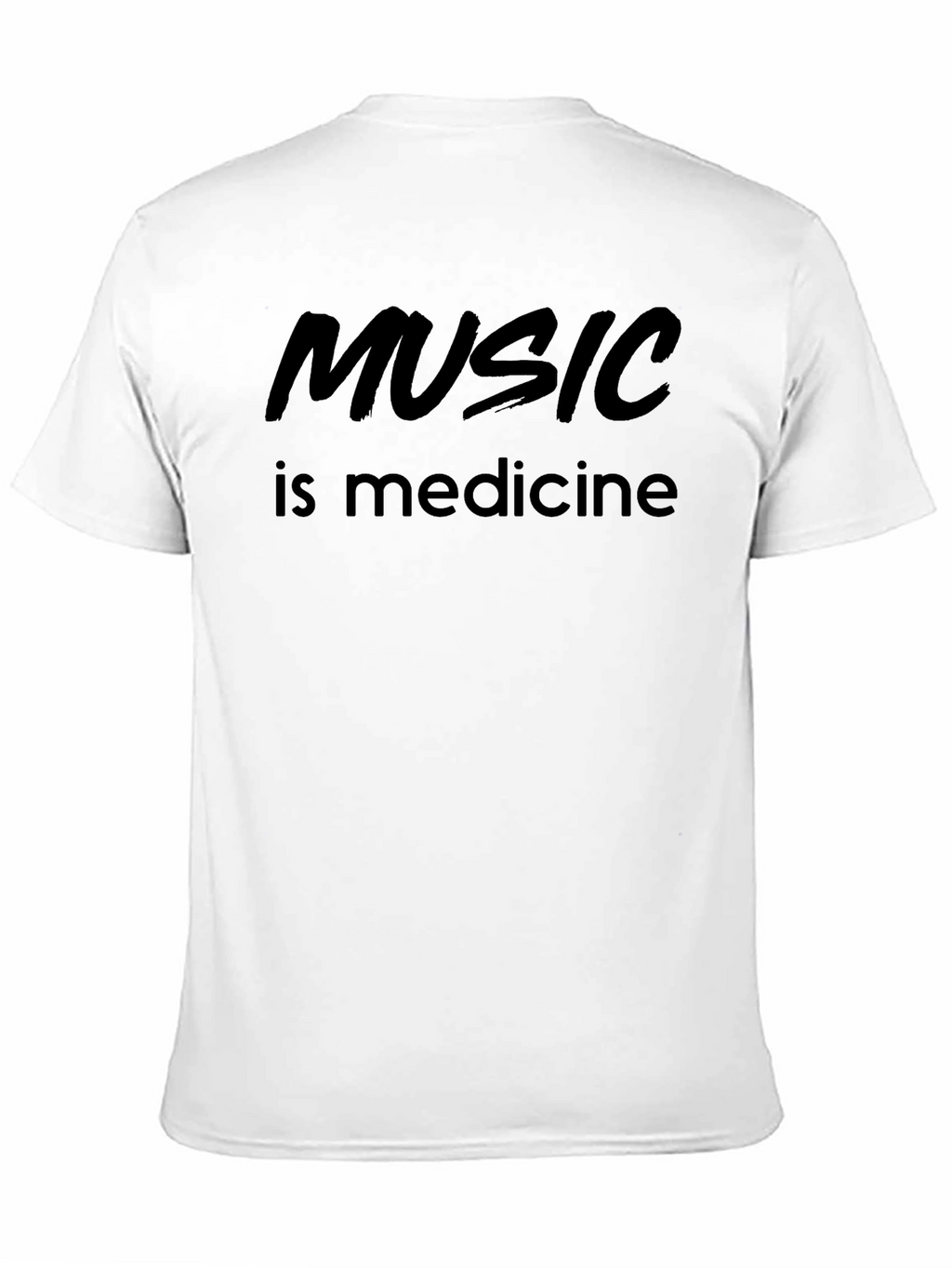 Music is Medicine Black Graphic Tee