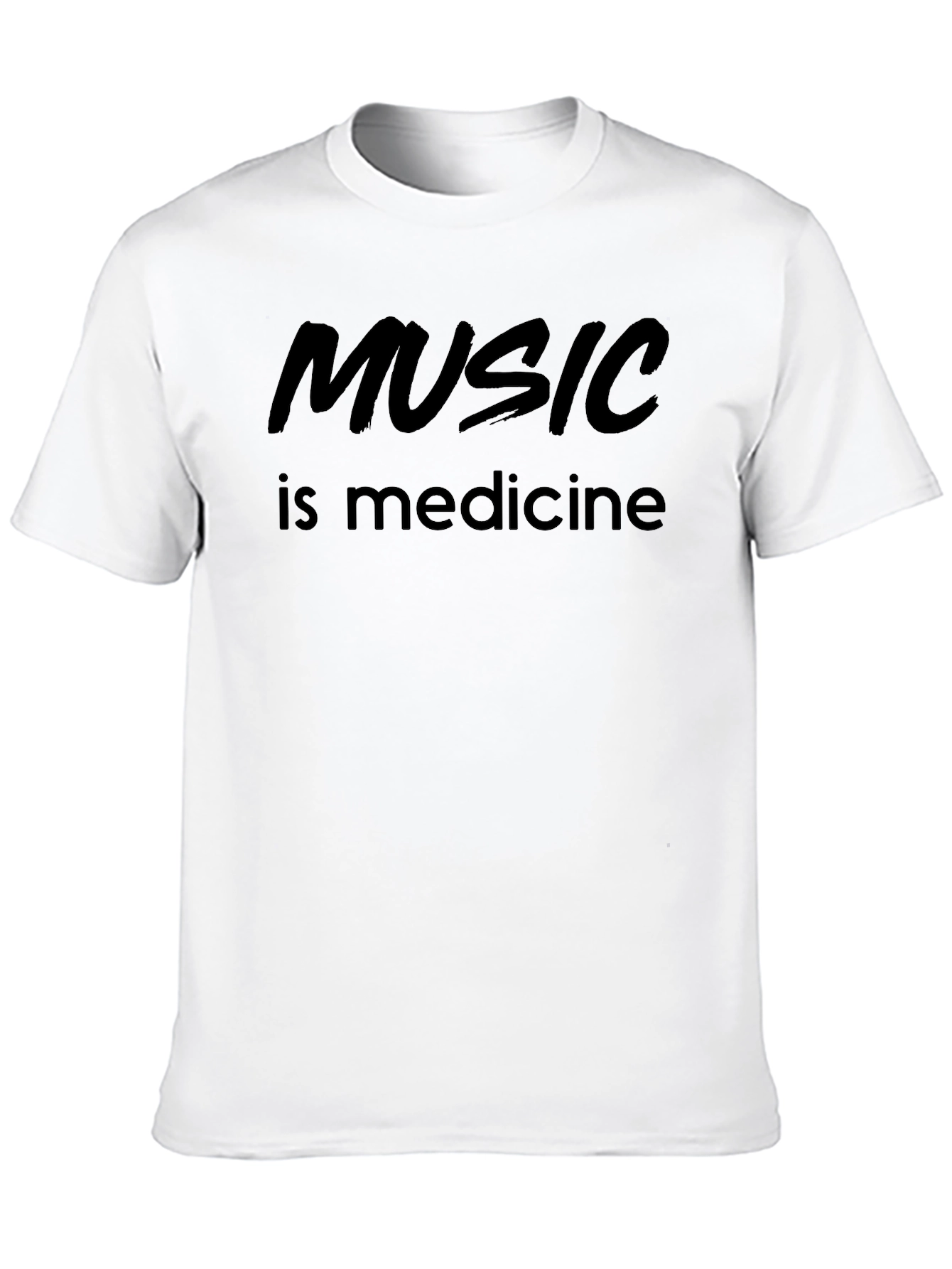 Music is Medicine Black Graphic Tee