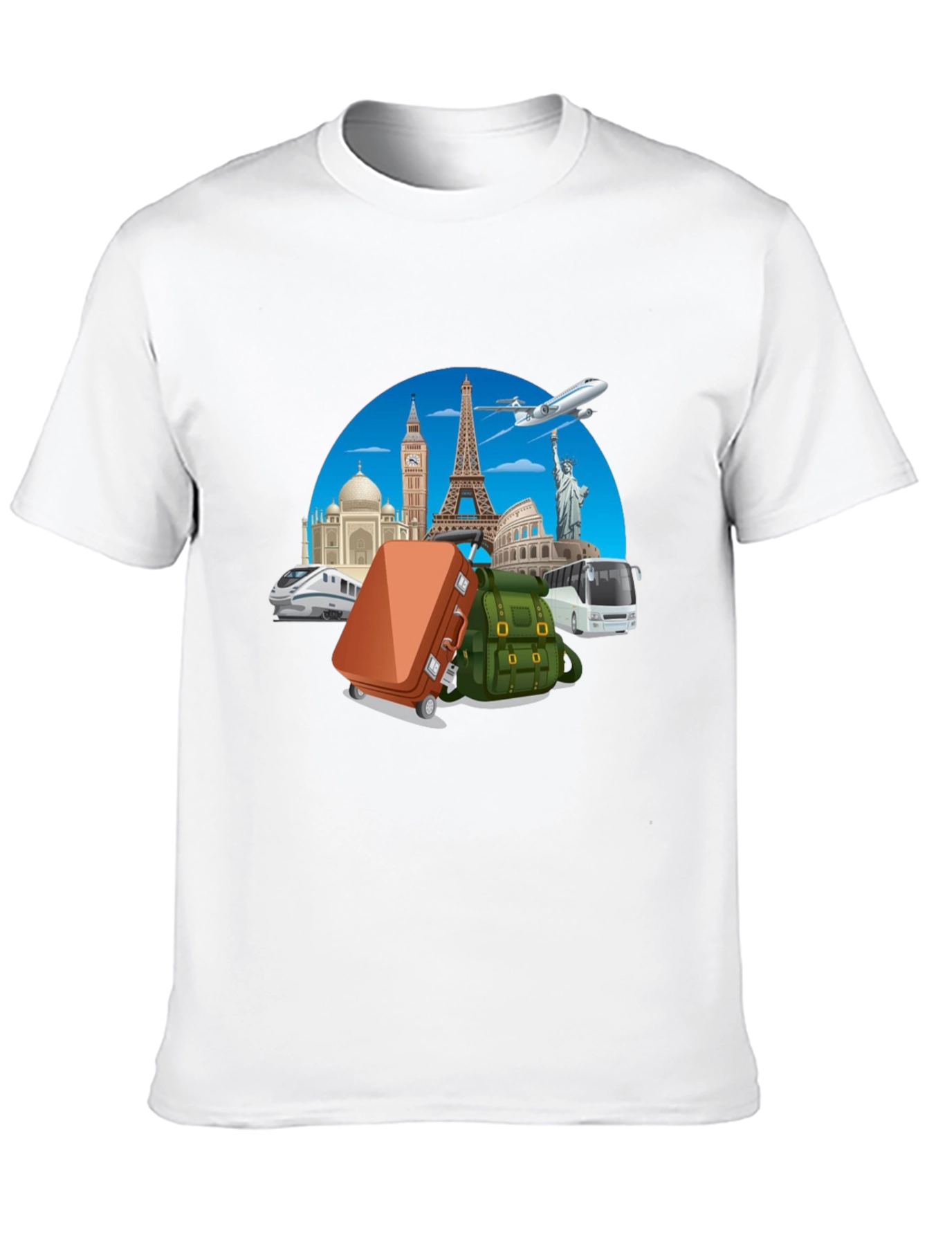 World Travel Graphic T-Shirt