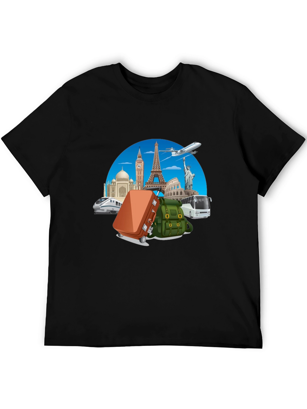 World Travel Graphic T-Shirt