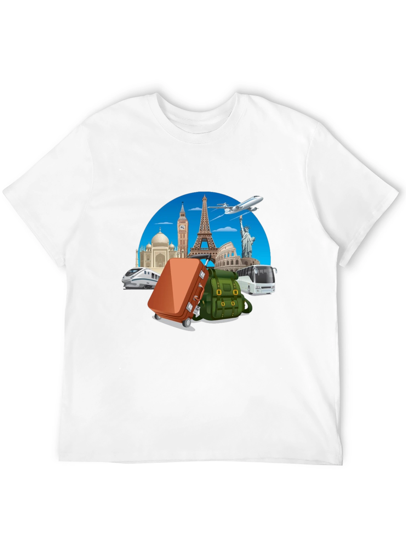 World Travel Graphic T-Shirt