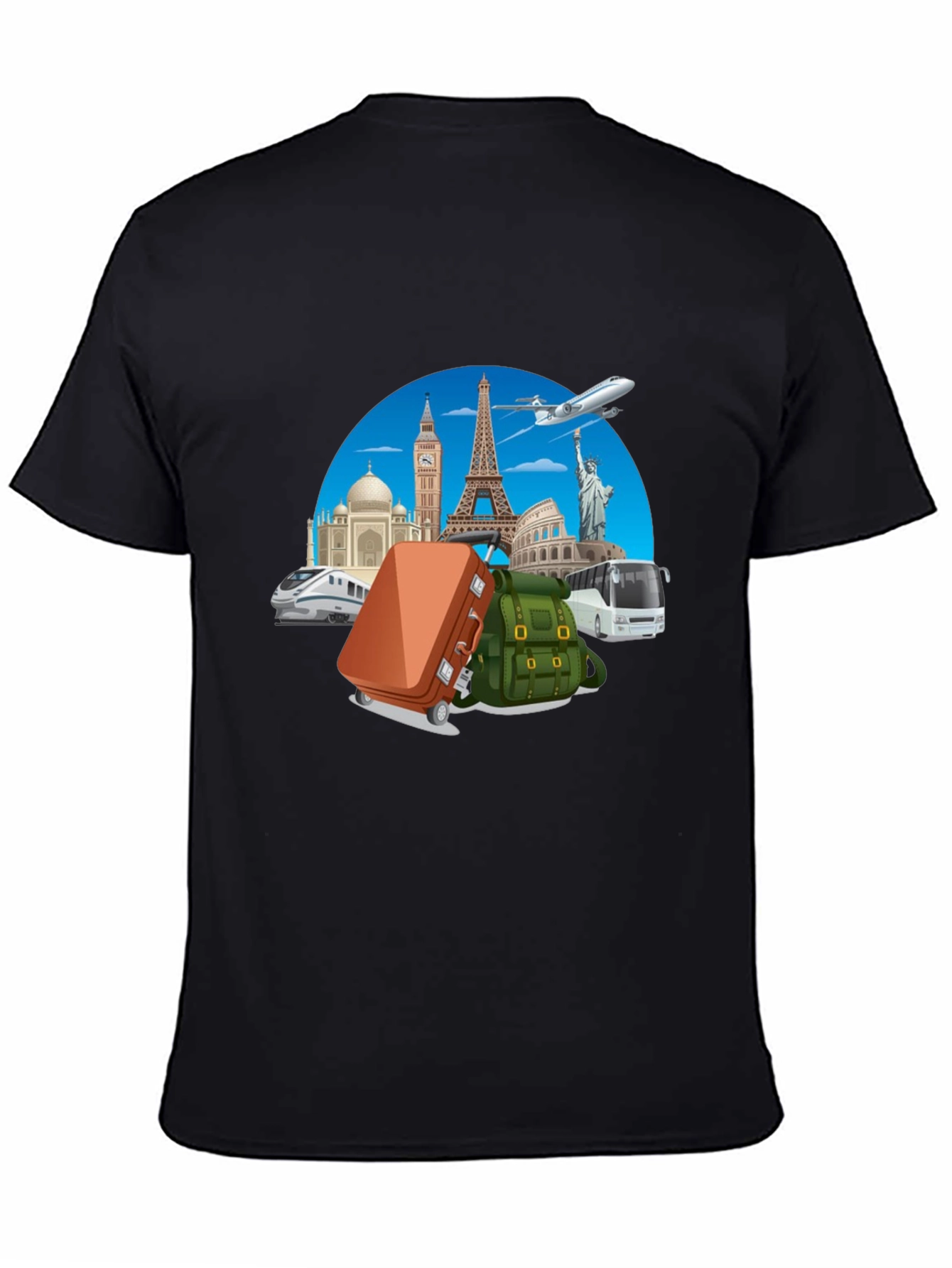 World Travel Graphic T-Shirt