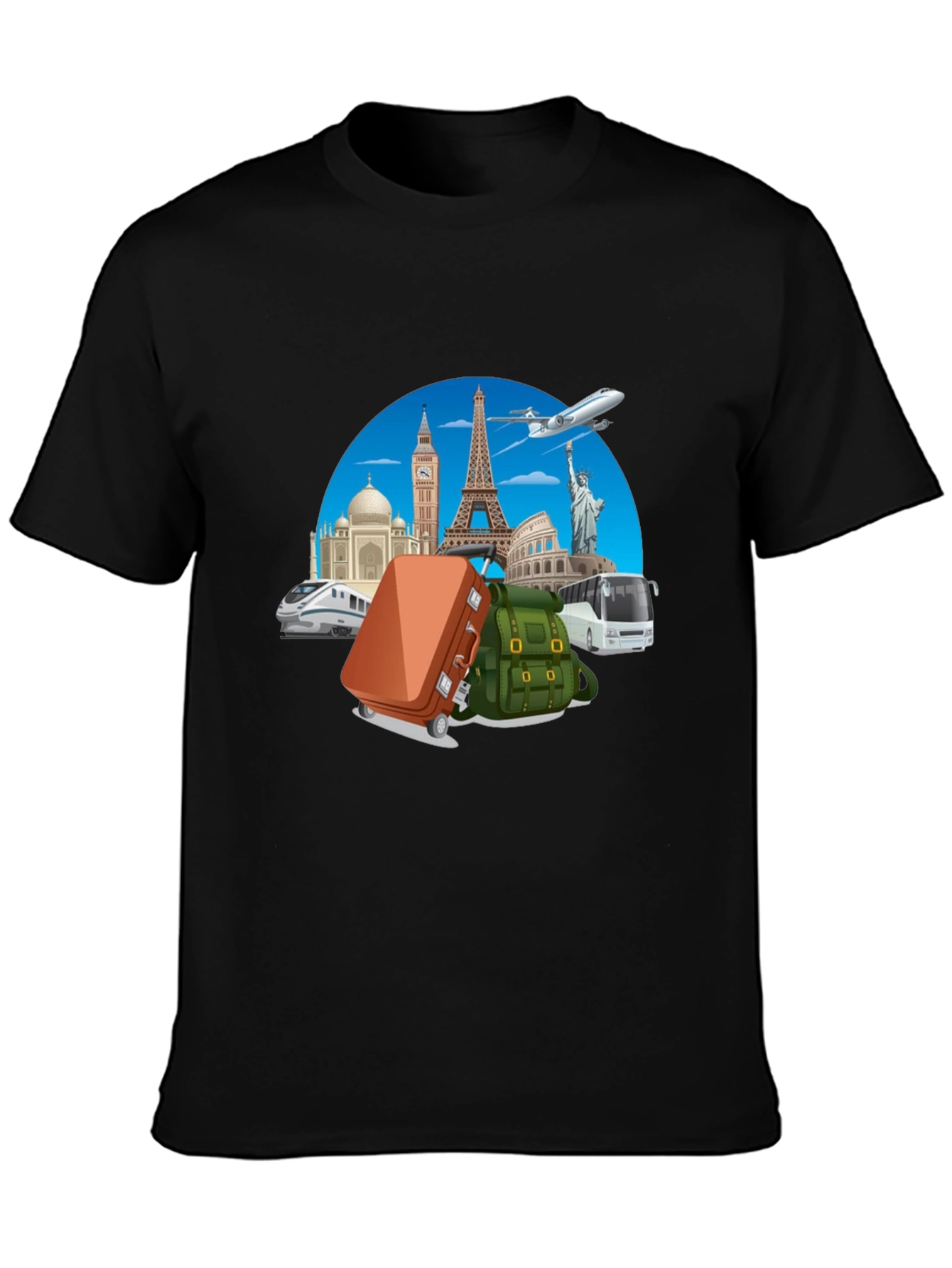 World Travel Graphic T-Shirt