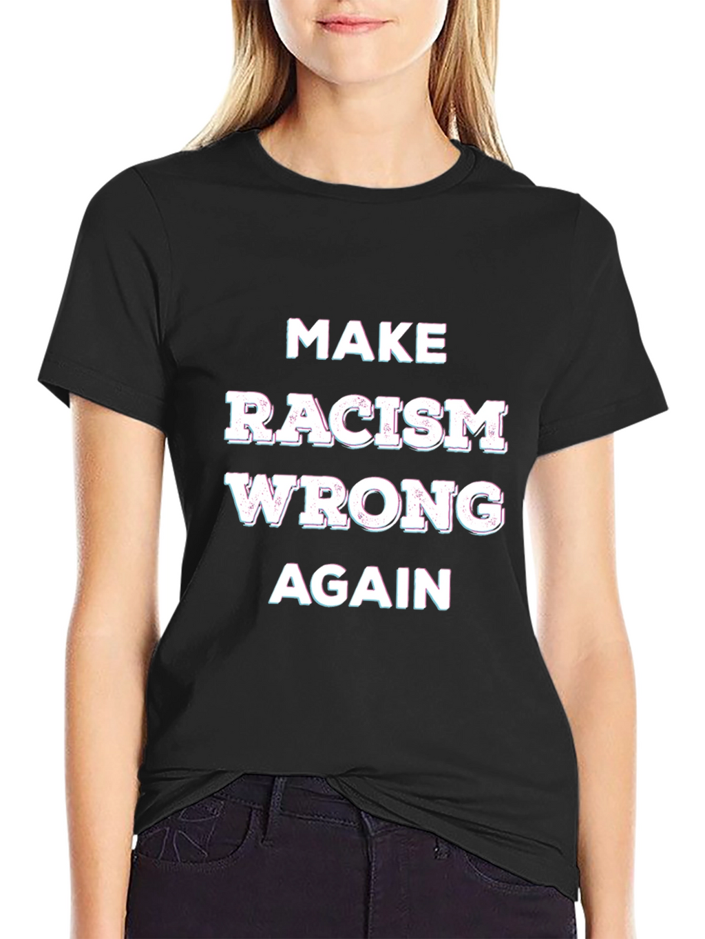 Make Racism Wrong Again Graphic Tee