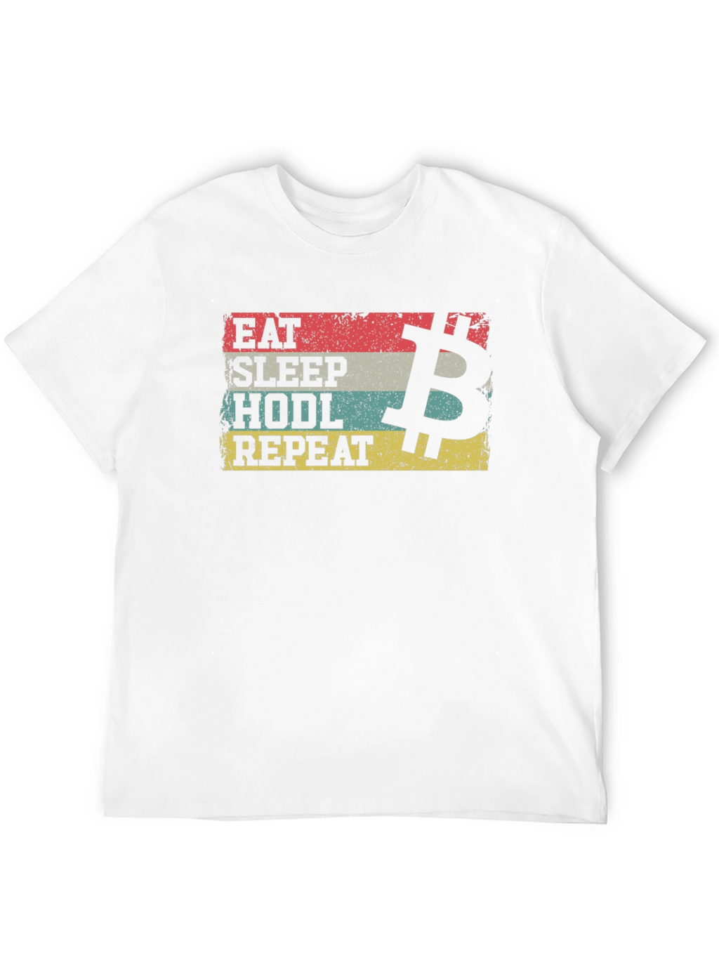 Eat Sleep HODL Repeat Bitcoin Crypto T-Shirt