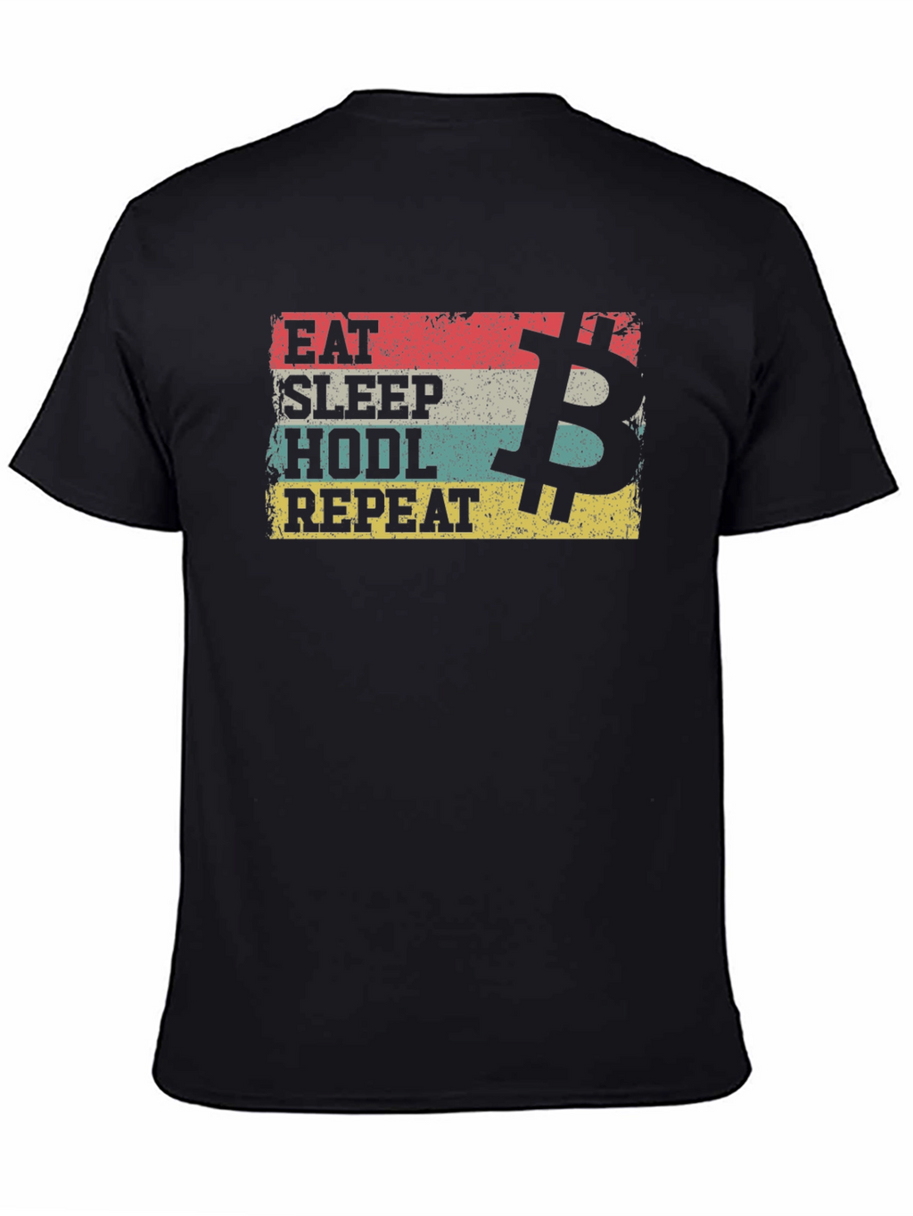 Eat Sleep HODL Repeat Bitcoin Crypto T-Shirt