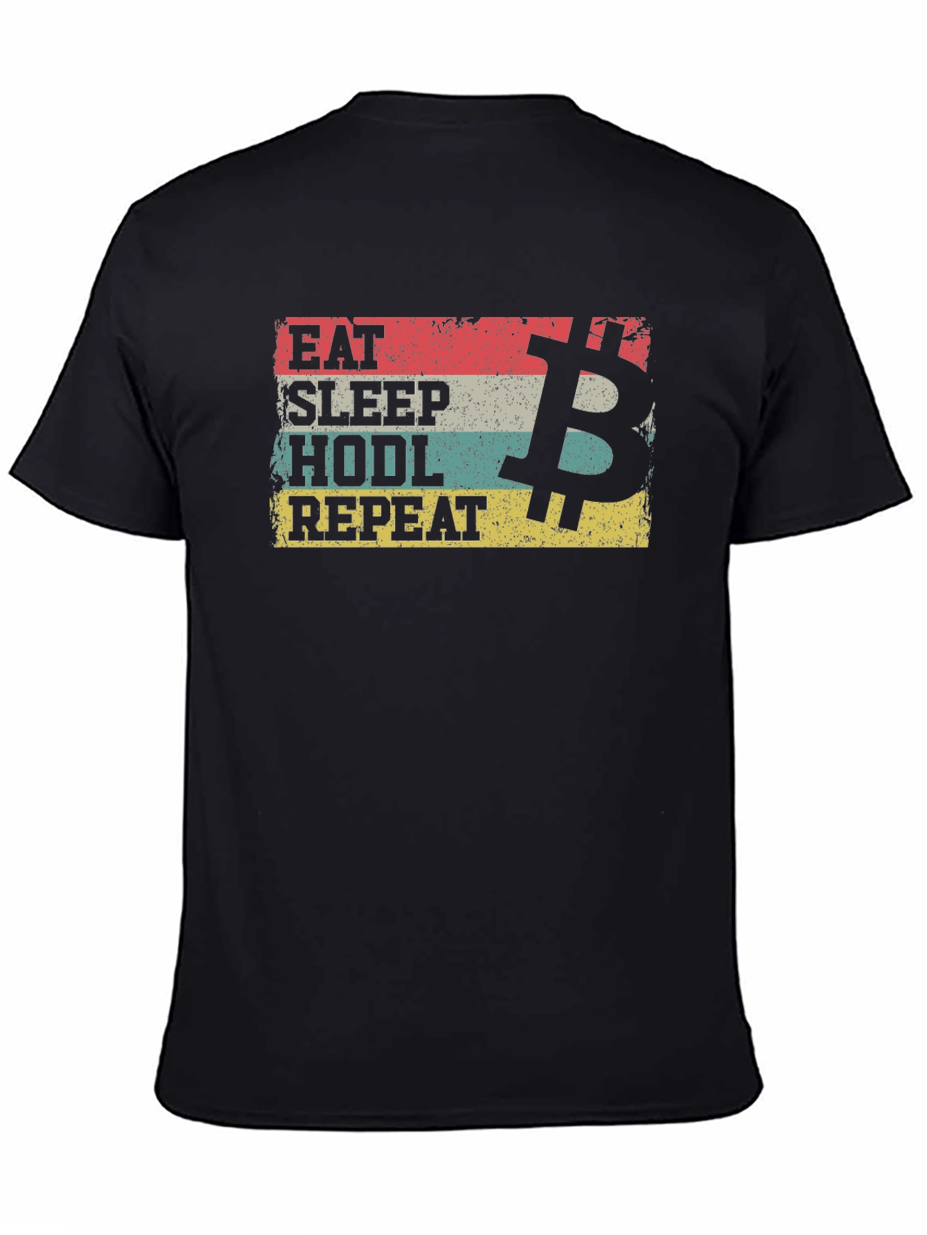 Eat Sleep HODL Repeat Bitcoin Crypto T-Shirt