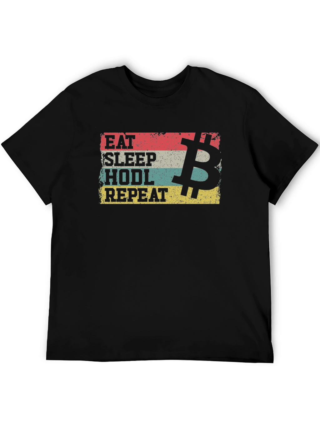 Eat Sleep HODL Repeat Bitcoin Crypto T-Shirt
