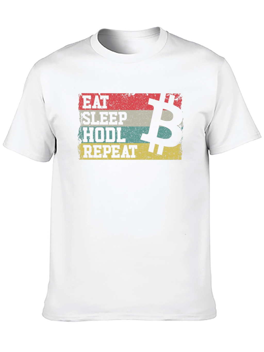 Eat Sleep HODL Repeat Bitcoin Crypto T-Shirt