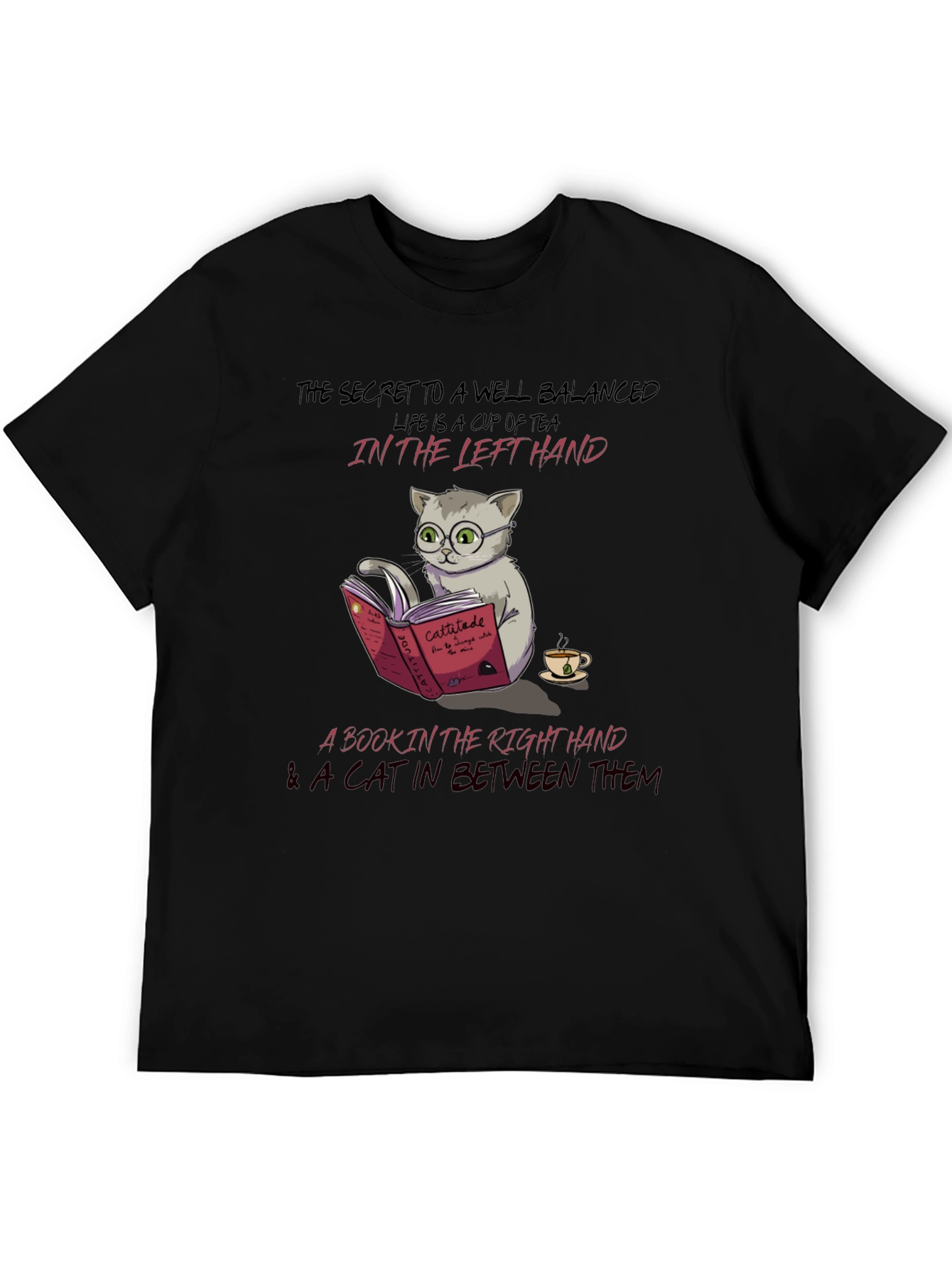 Well Balanced Cat Lover T-Shirt