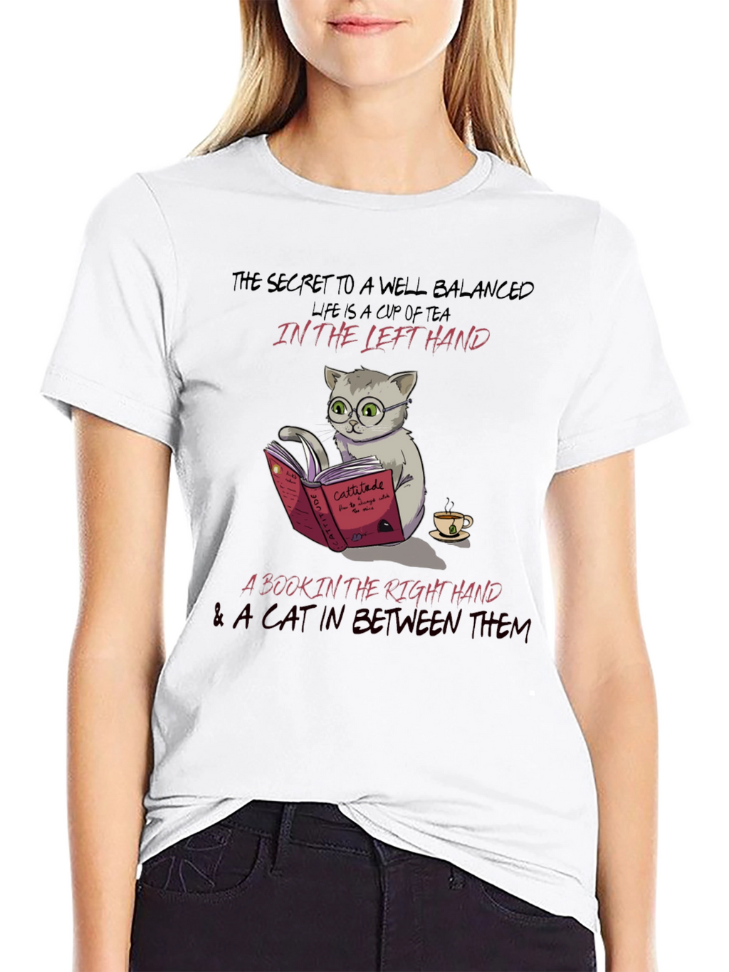 Well Balanced Cat Lover T-Shirt
