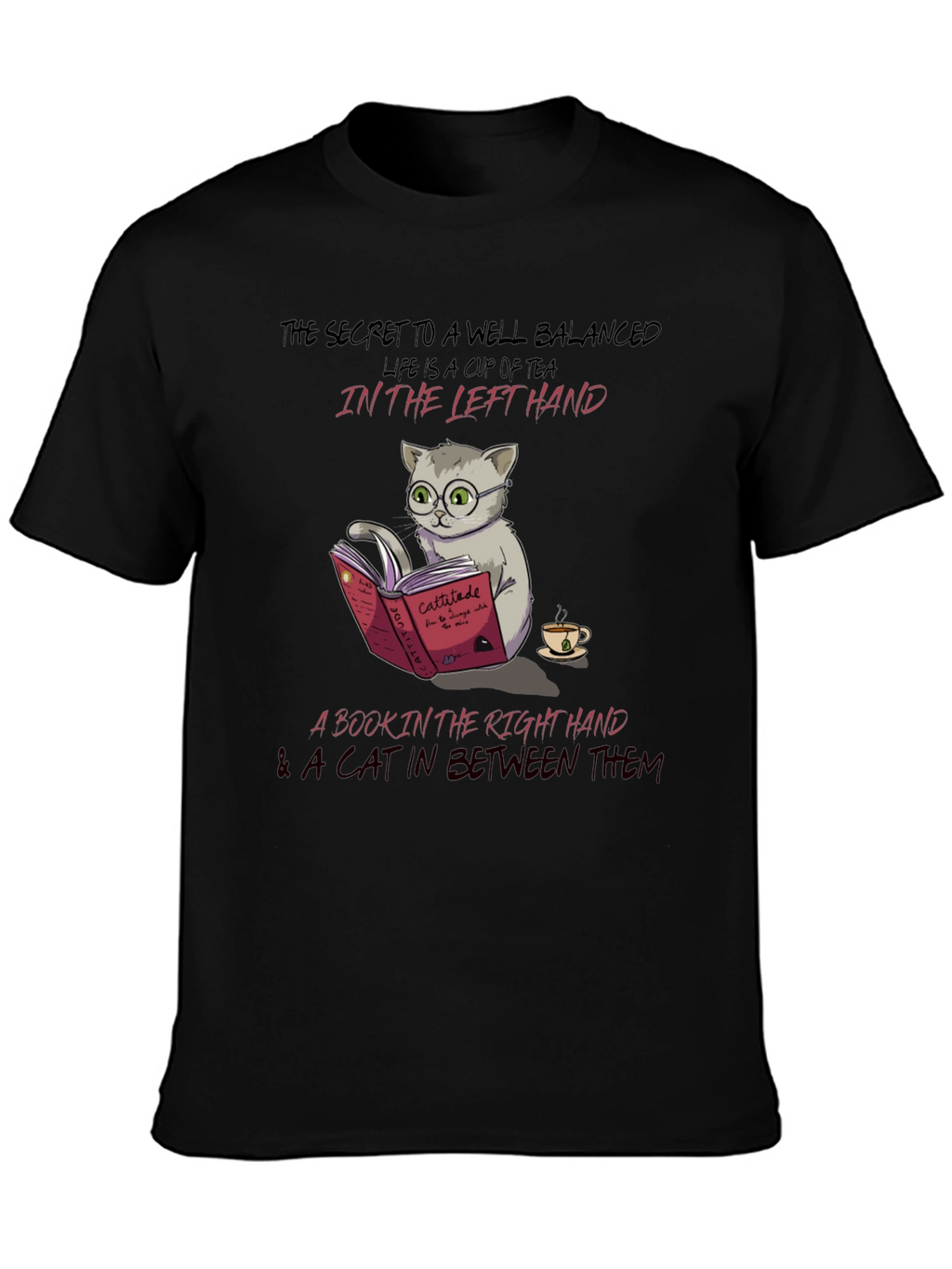 Well Balanced Cat Lover T-Shirt