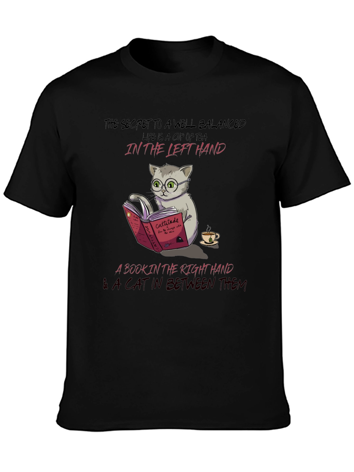 Well Balanced Cat Lover T-Shirt