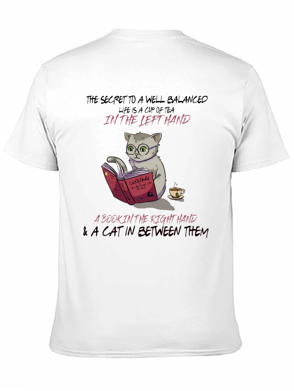 Well Balanced Cat Lover T-Shirt