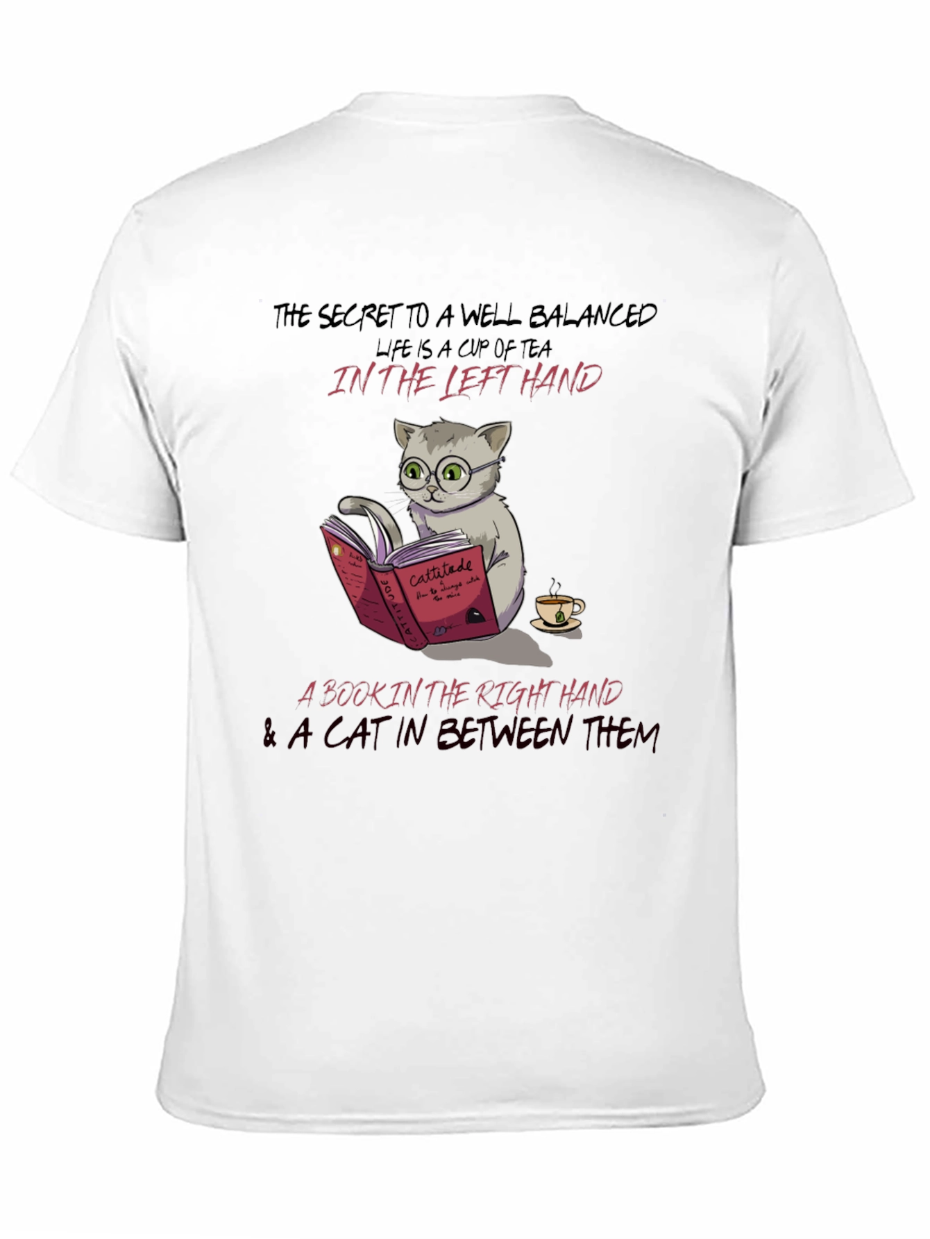 Well Balanced Cat Lover T-Shirt