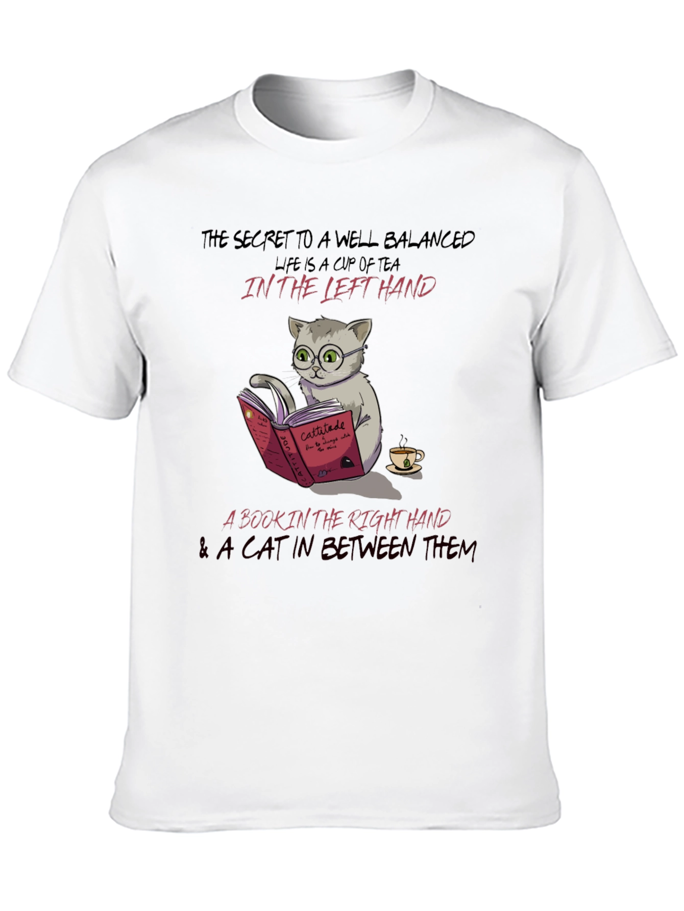 Well Balanced Cat Lover T-Shirt