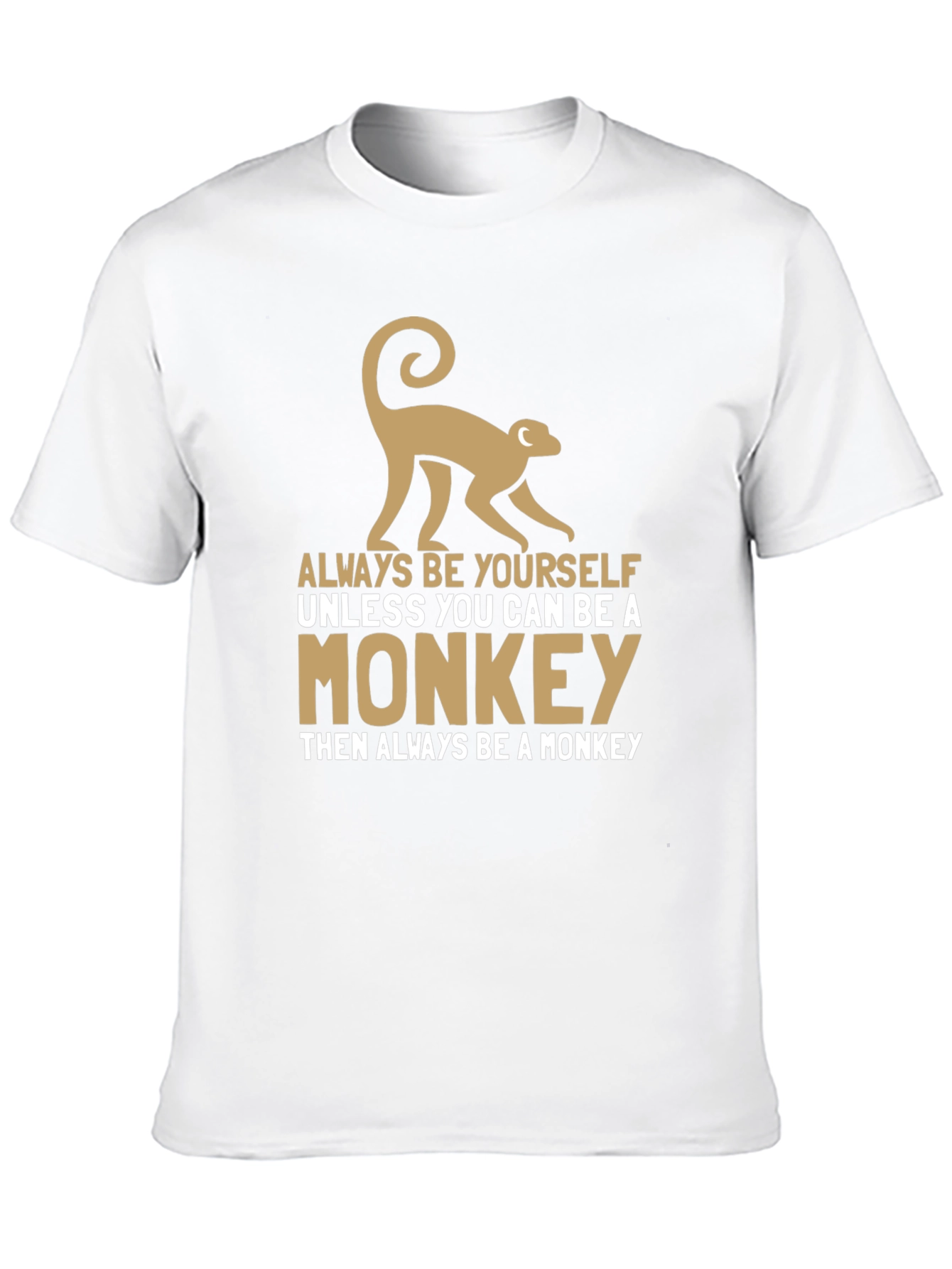 Funny Monkey Graphic T-Shirt