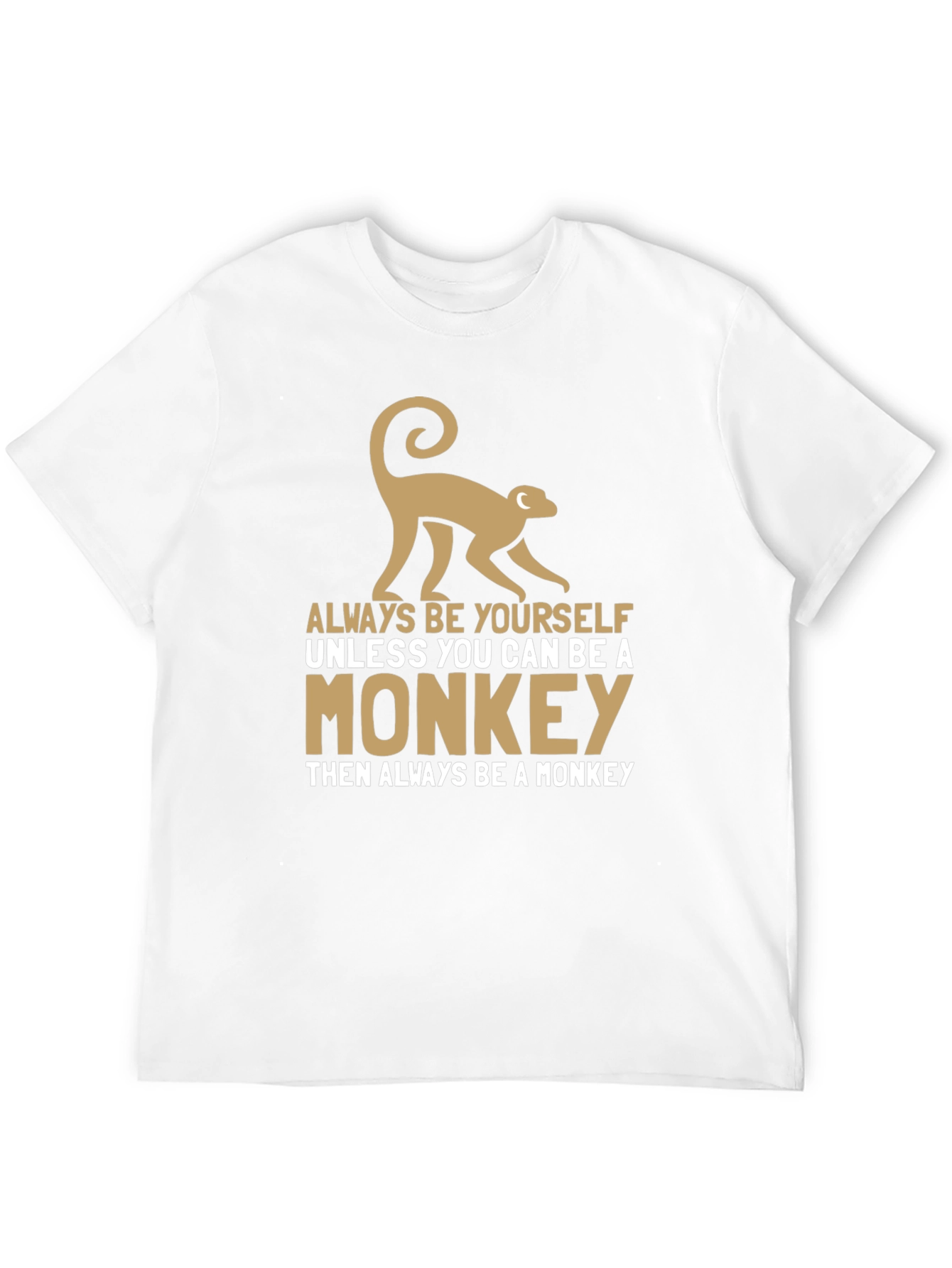 Funny Monkey Graphic T-Shirt