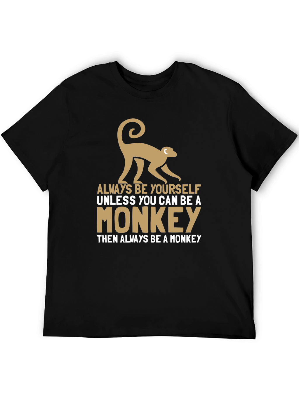 Funny Monkey Graphic T-Shirt