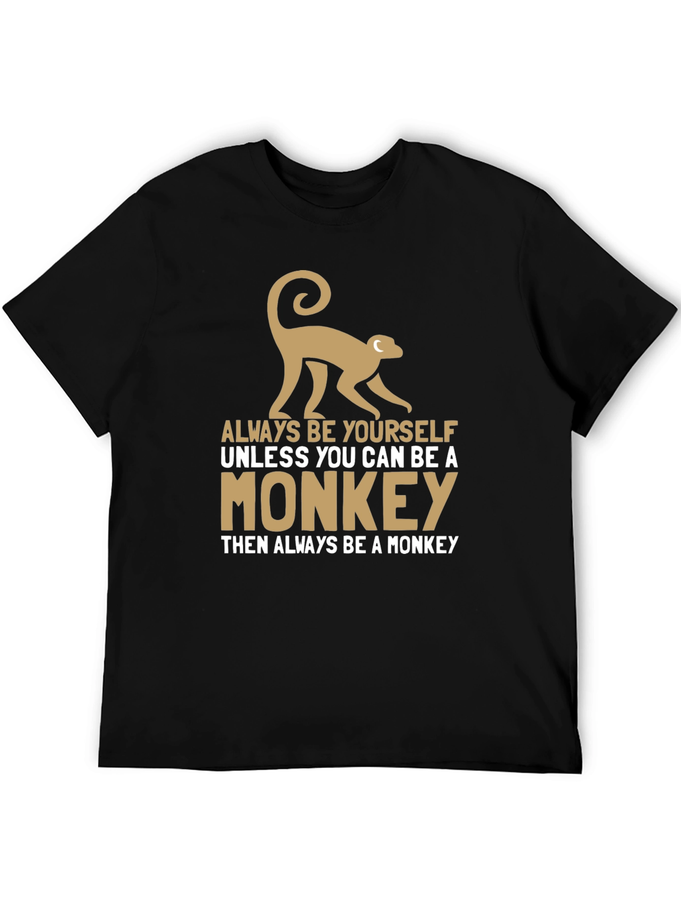 Funny Monkey Graphic T-Shirt