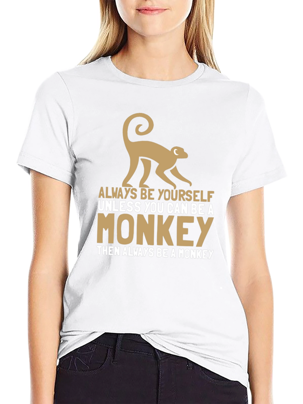 Funny Monkey Graphic T-Shirt