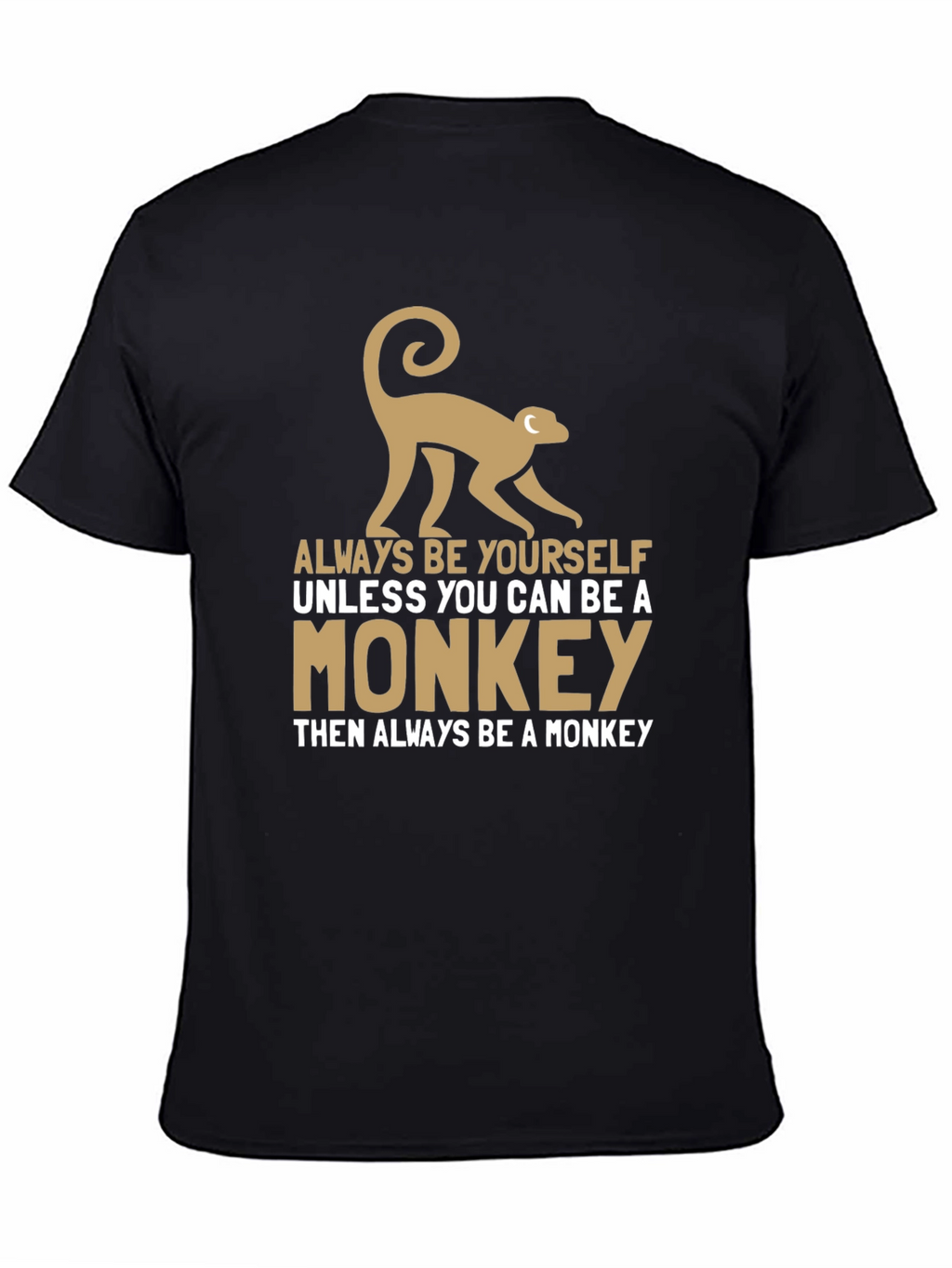 Funny Monkey Graphic T-Shirt