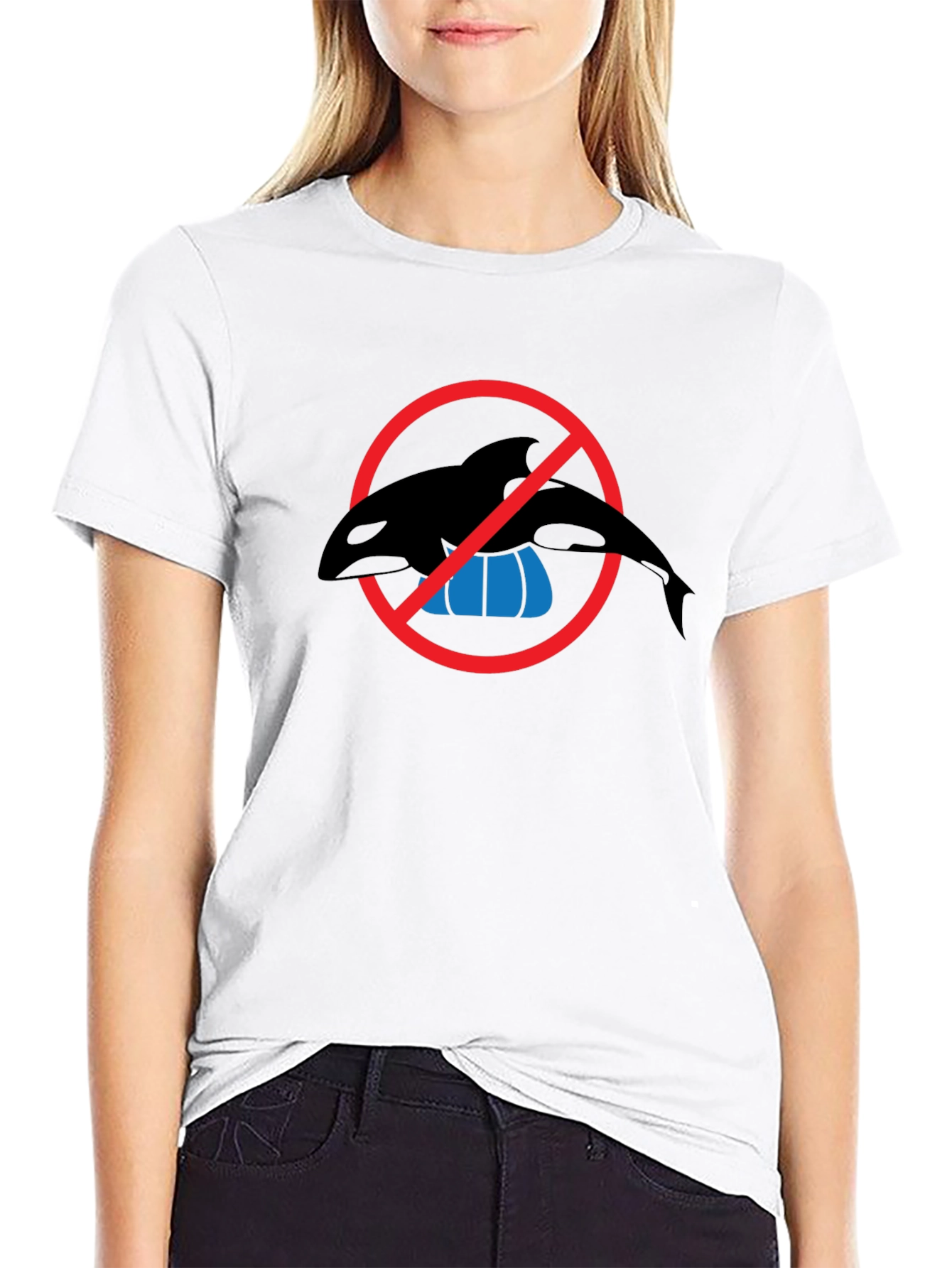 Anti-Orca Show Black T-Shirt