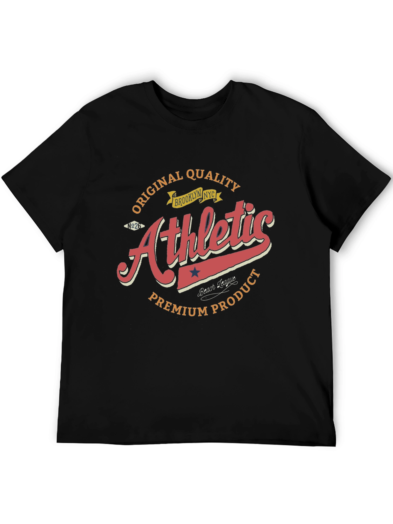 Mens Athletic Graphic T-Shirt