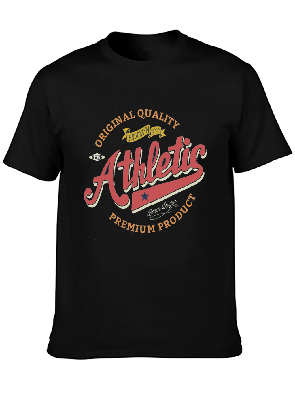 Mens Athletic Graphic T-Shirt