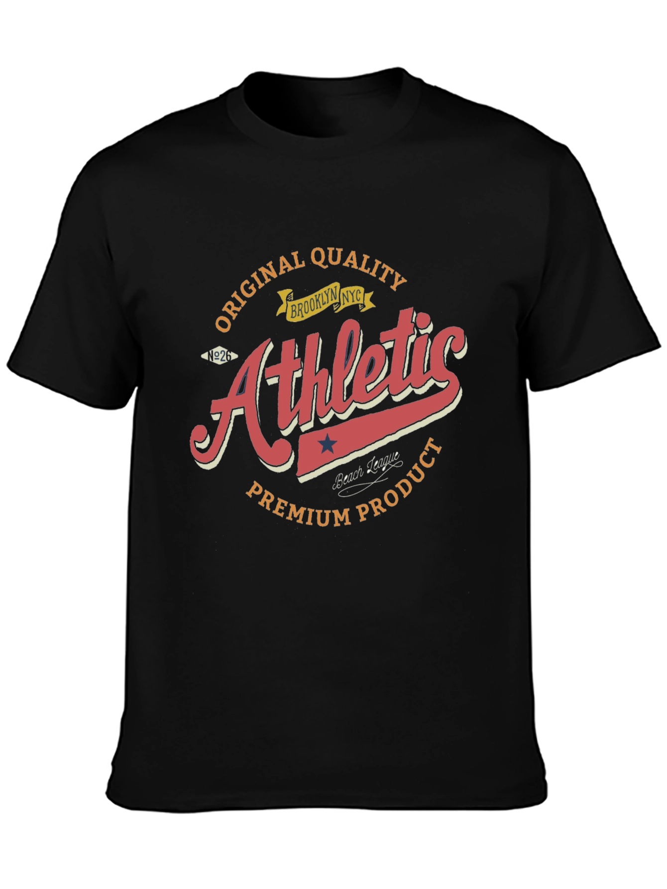 Mens Athletic Graphic T-Shirt