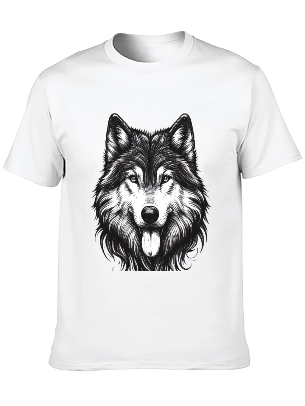 Wolf Graphic Print T-Shirt