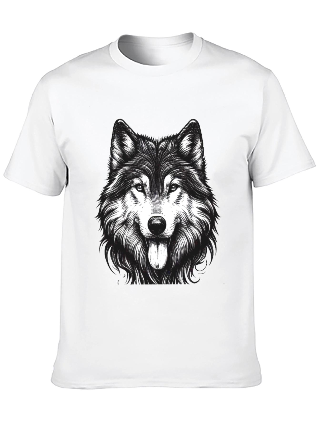 Wolf Graphic Print T-Shirt