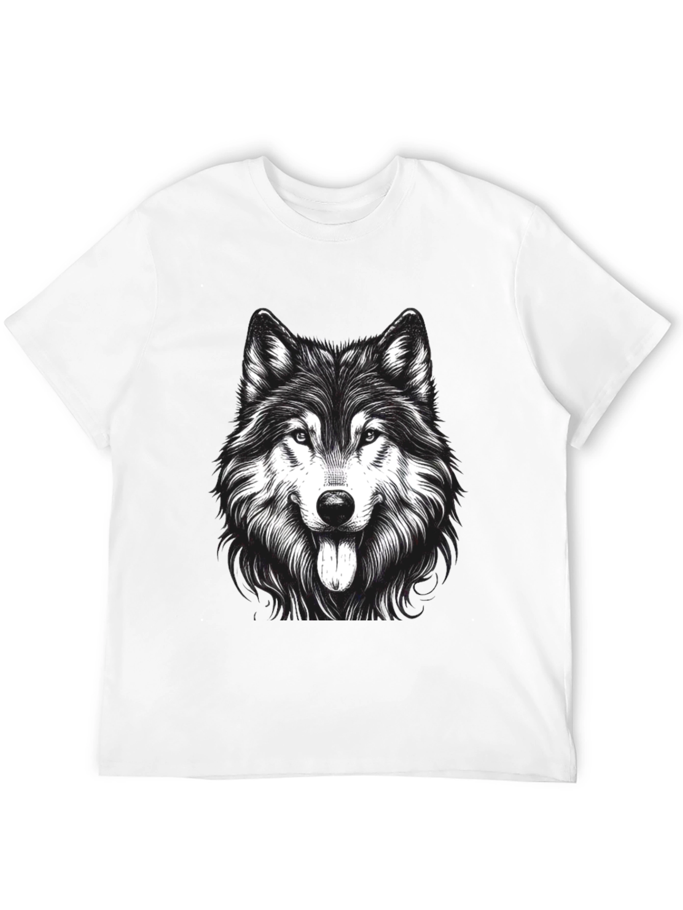 Wolf Graphic Print T-Shirt
