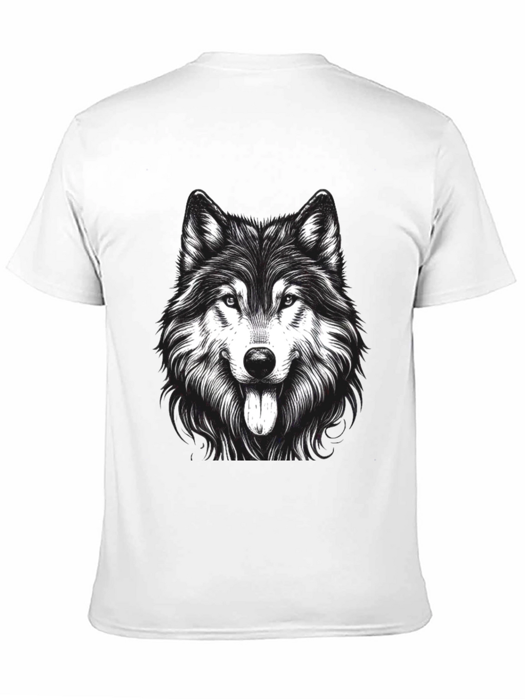 Wolf Graphic Print T-Shirt