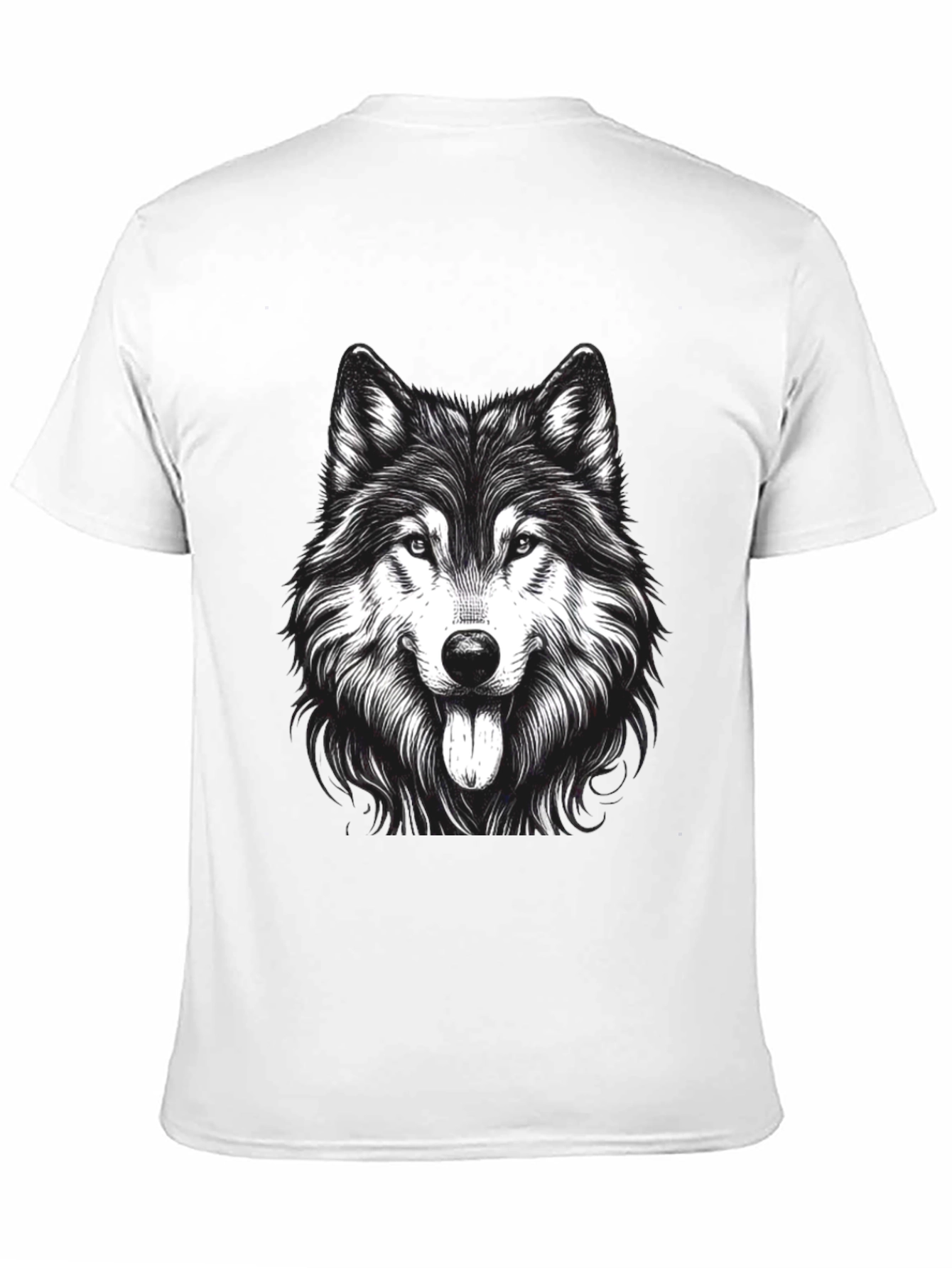 Wolf Graphic Print T-Shirt