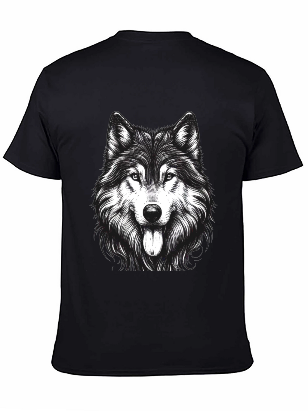 Wolf Graphic Print T-Shirt