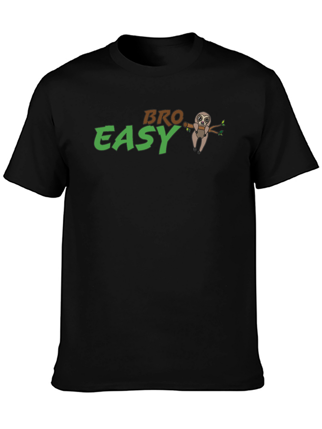 Bro Easy Sloth Graphic T-Shirt - Relaxed Fit