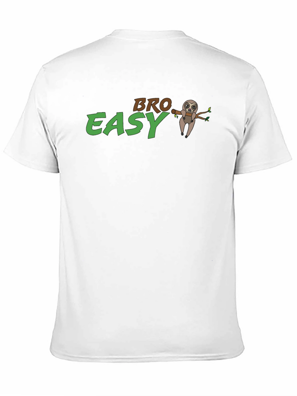 Bro Easy Sloth Graphic T-Shirt - Relaxed Fit