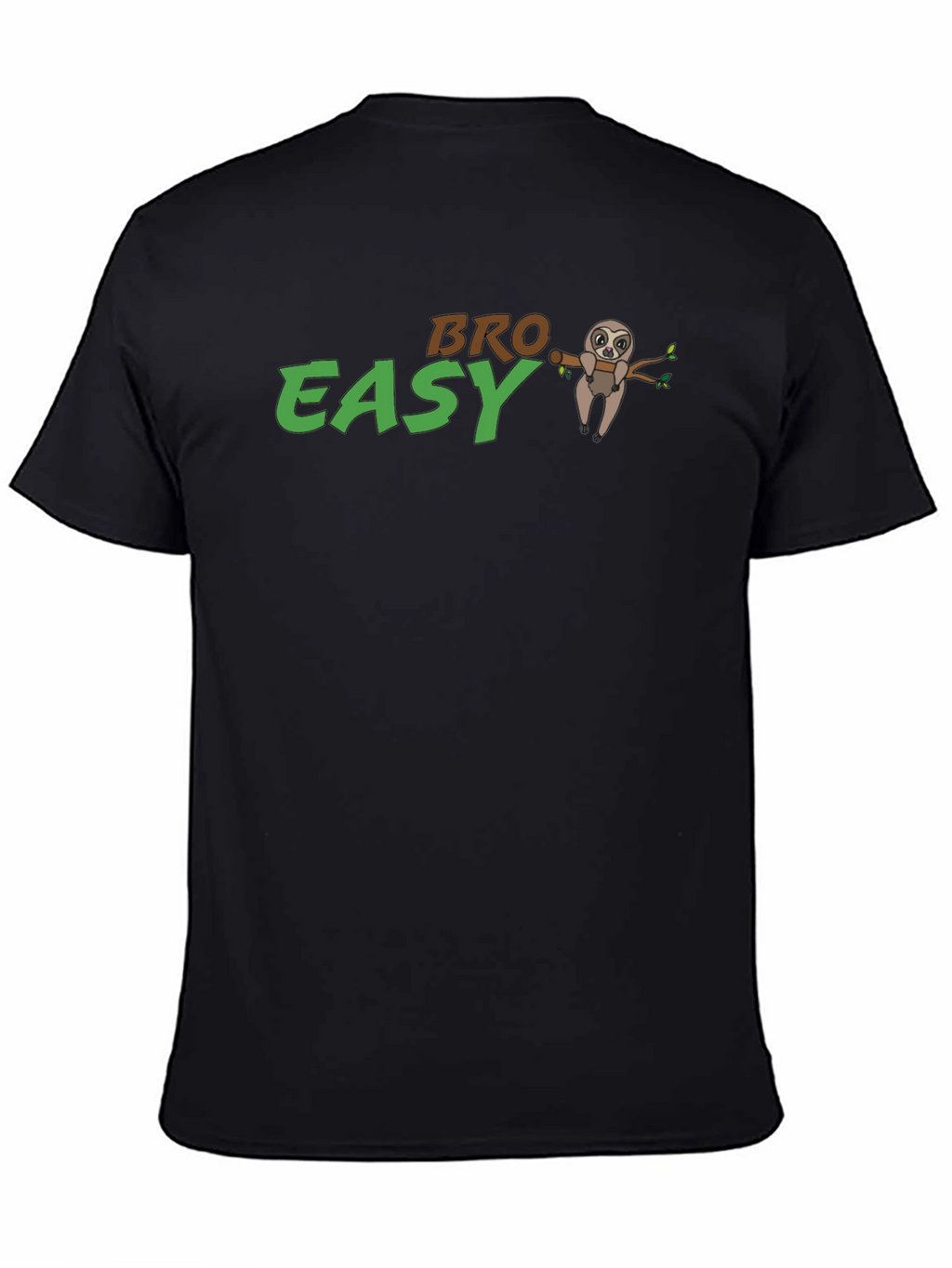 Bro Easy Sloth Graphic T-Shirt - Relaxed Fit